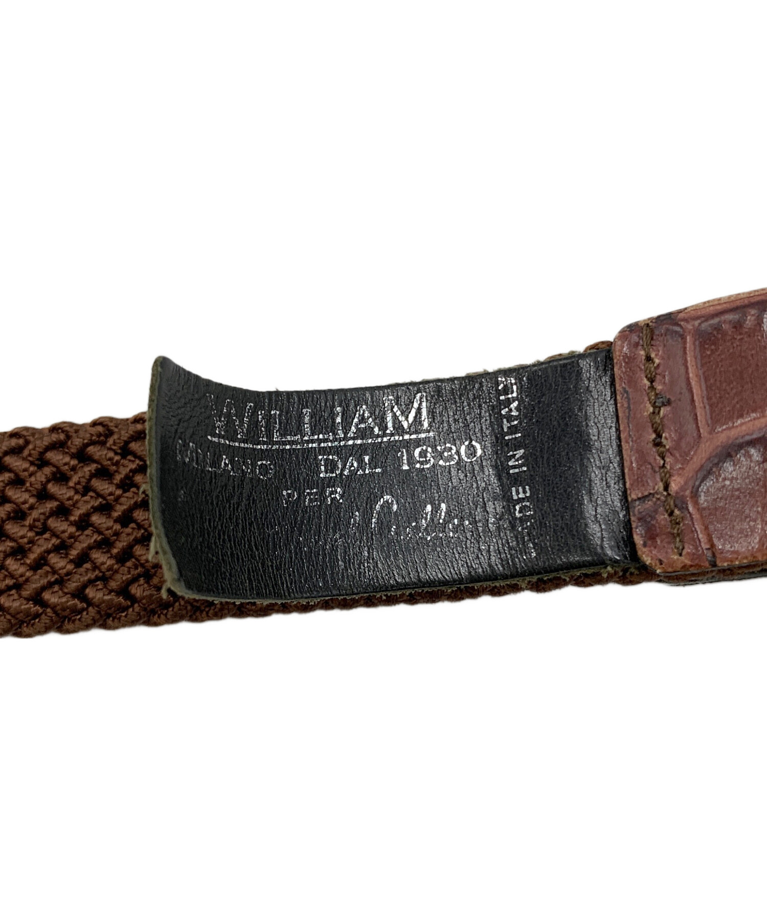 中古・古着通販】WILLIAM (ウィリアム) ウエスタンベルト ブラウン