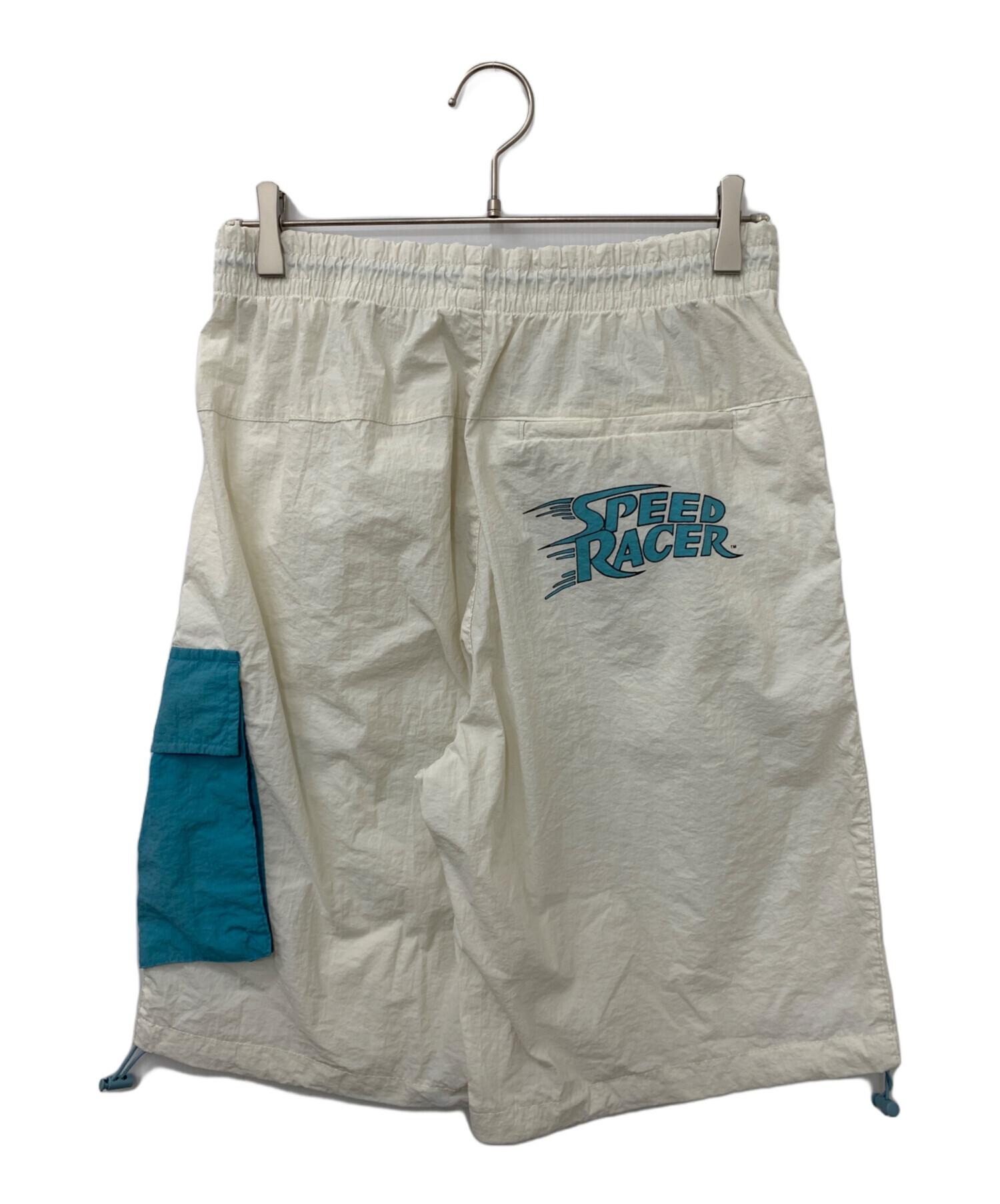中古・古着通販】ZARA (ザラ) ナイロンハーフパンツ ホワイト サイズ