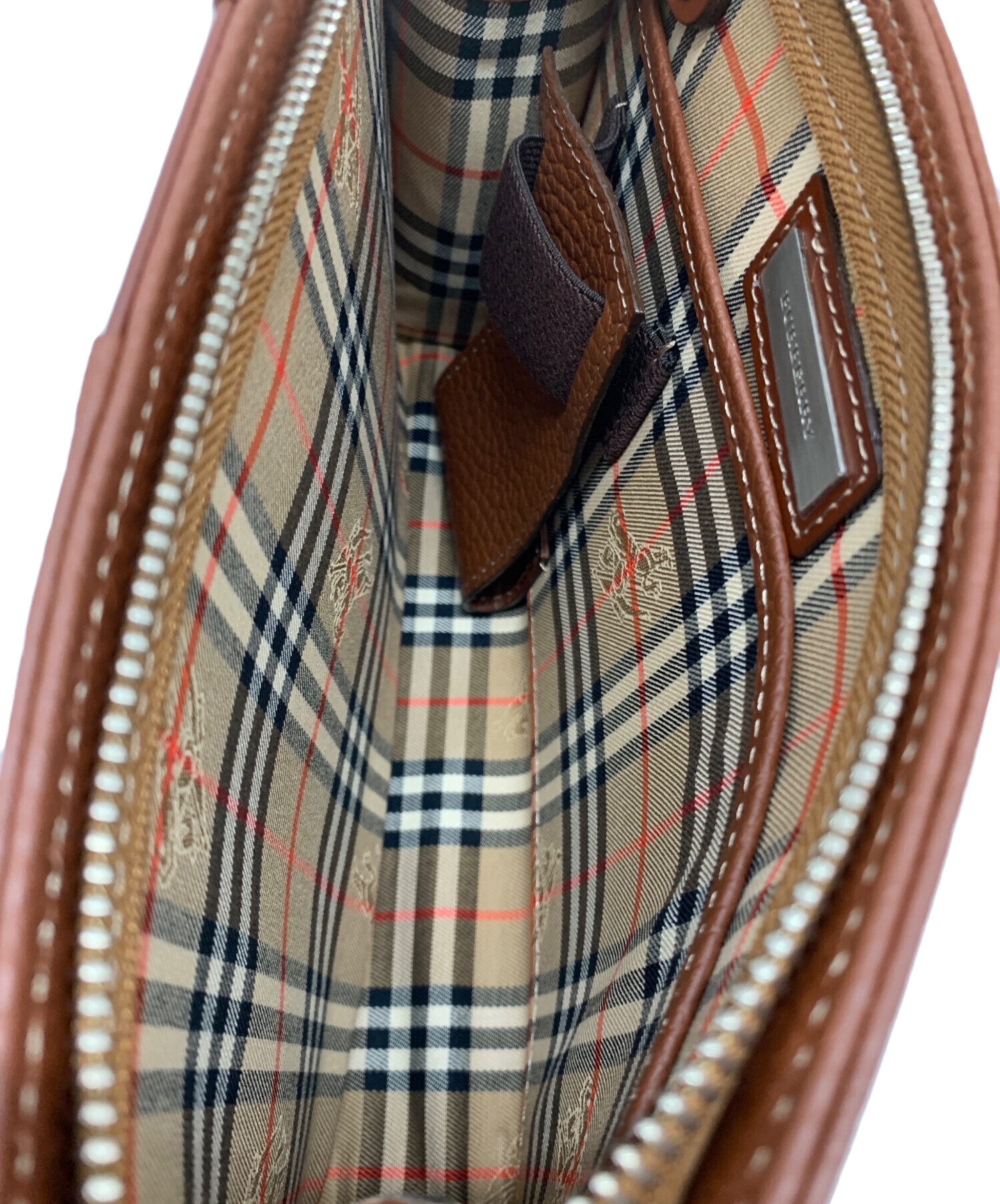 中古・古着通販】BURBERRY (バーバリー) セカンドバッグ ブラウン