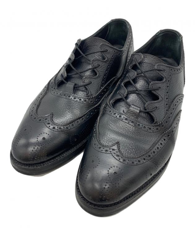 Tricker's ウィングチップ シューズ ブラック 中古・古着通販】Tricker's (トリッカーズ) lacquer&c (ラクアアンド