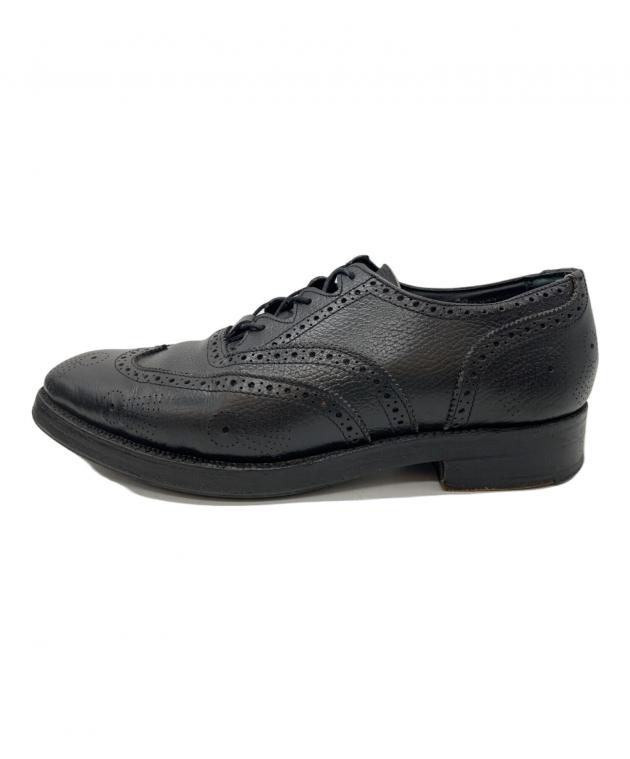 Tricker's ウィングチップ シューズ ブラック 中古・古着通販】Tricker's (トリッカーズ) lacquer&c (ラクアアンド