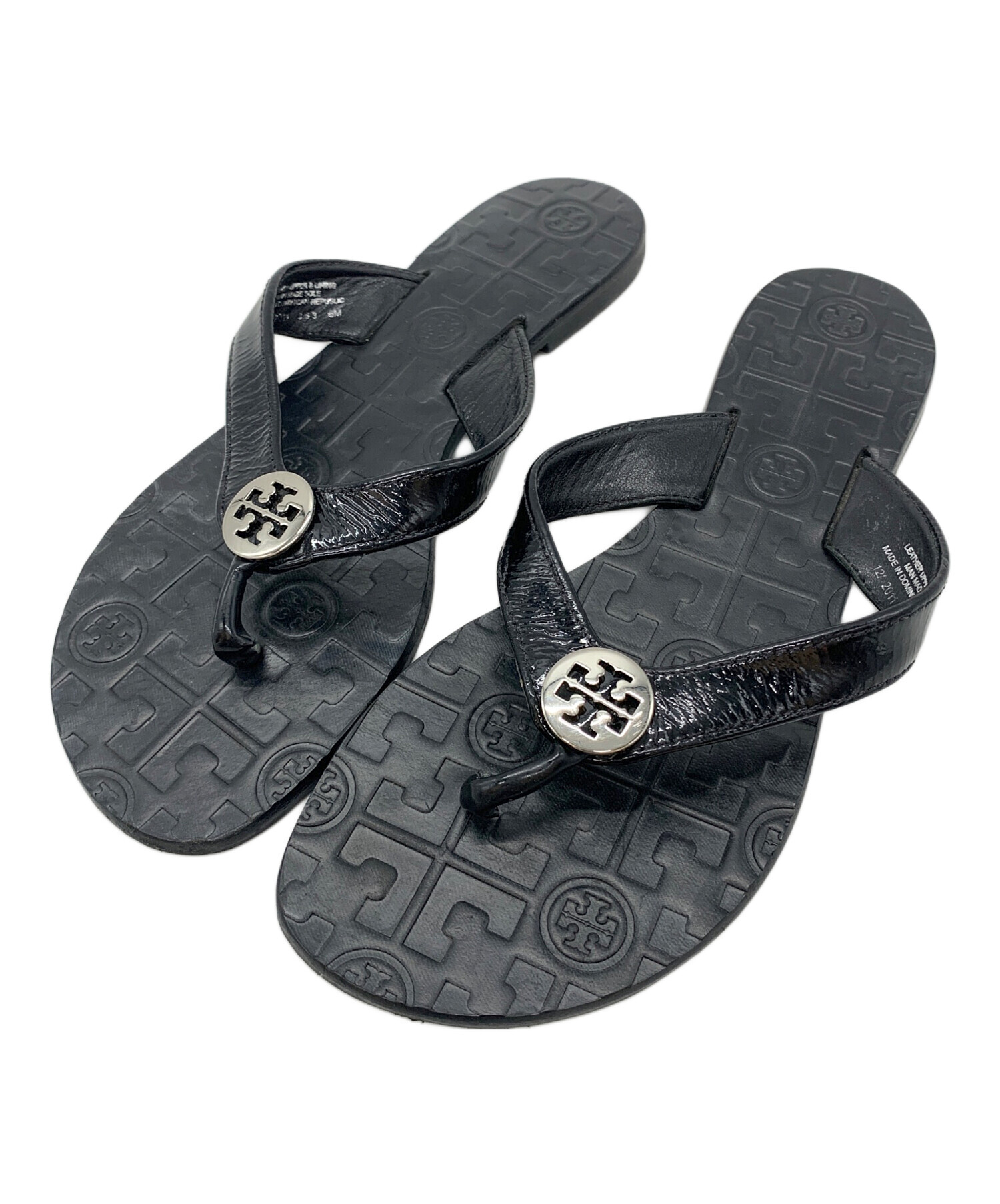 中古・古着通販】TORY BURCH (トリーバーチ) サンダル ブラック サイズ
