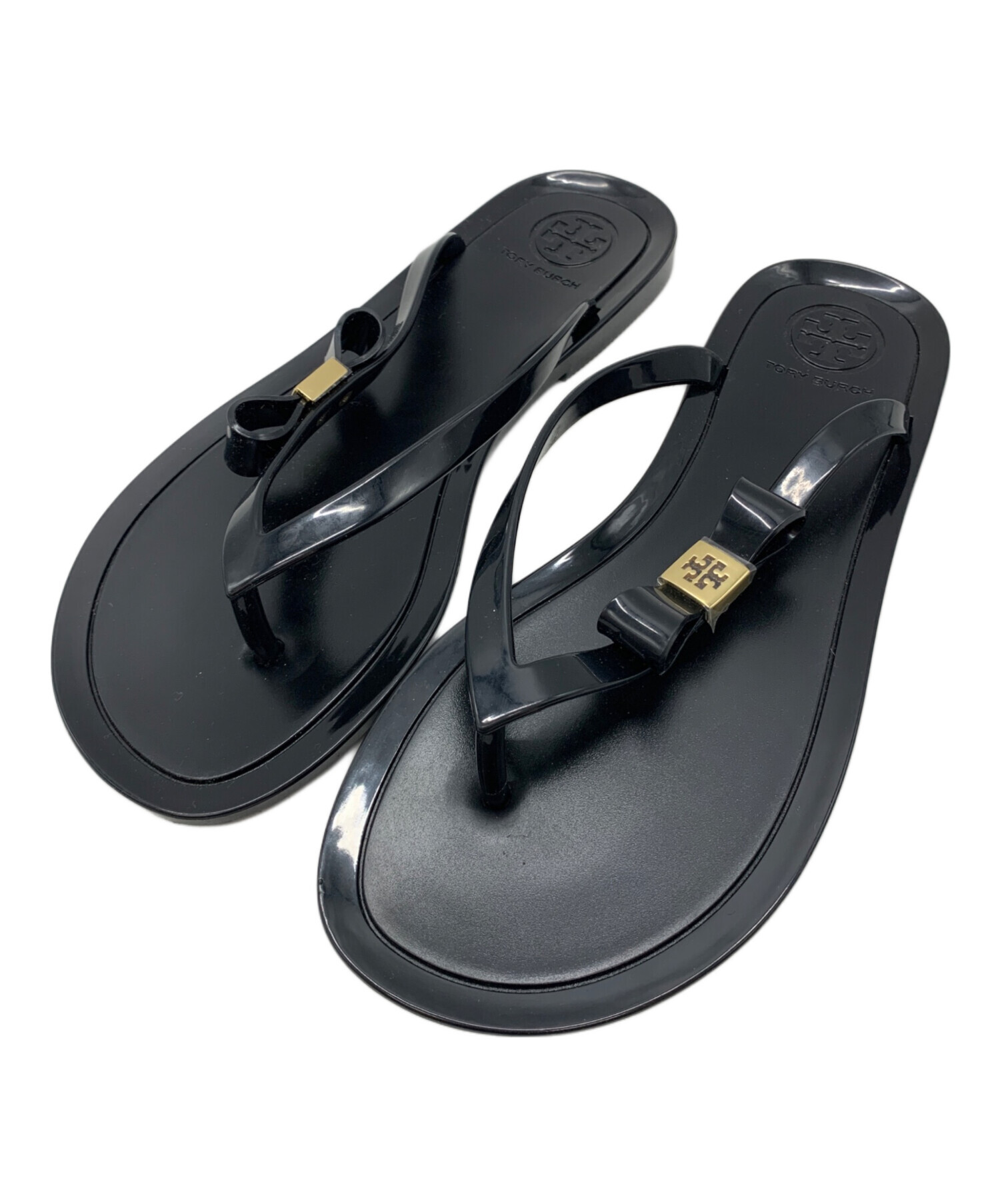 新品未使用　トリーバーチ　サンダル 中古・古着通販】TORY BURCH (トリーバーチ) サンダル ブラック サイズ