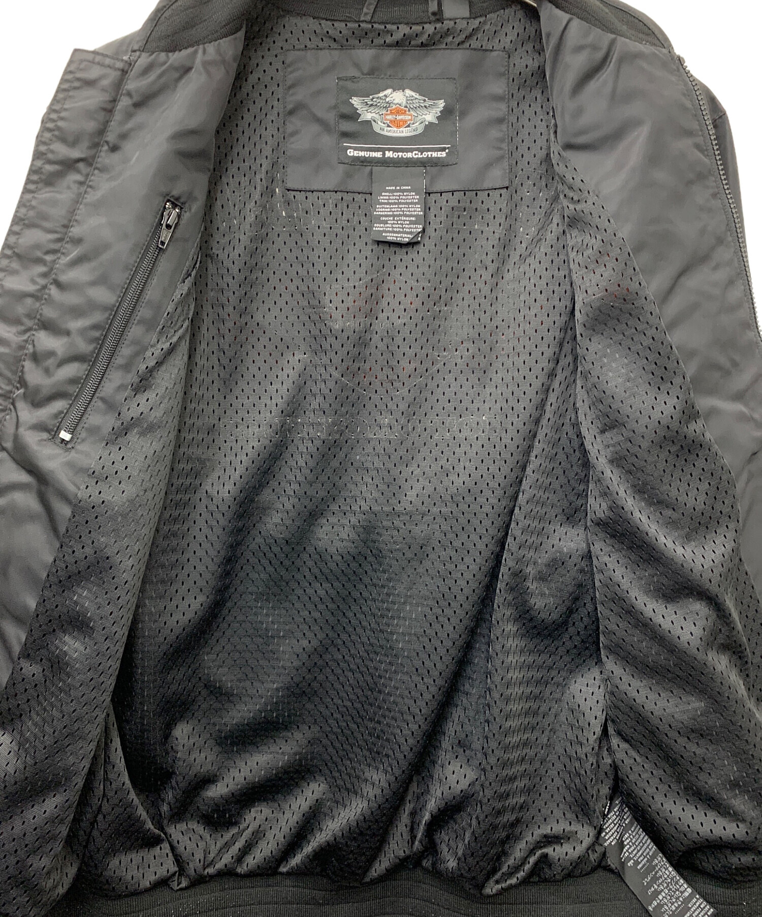 ハーレーダビッドソンナイロンジャケット　M 中古・古着通販】HARLEY-DAVIDSON (ハーレーダビッドソン) ナイロン