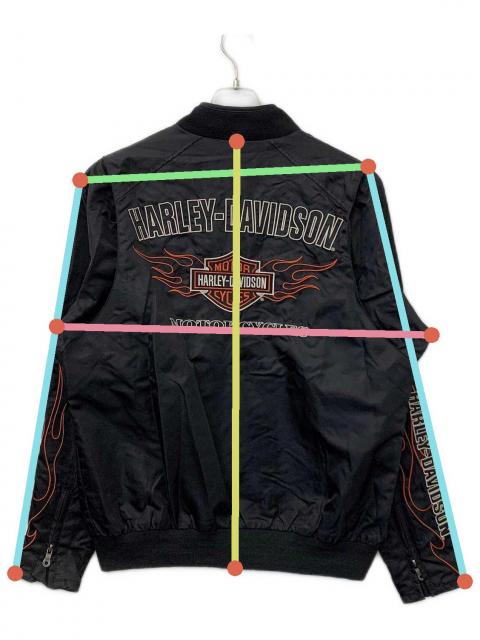 [古着]HARLEY-DAVIDSON バイカー/ナイロンジャケット M 中古・古着通販】HARLEY-DAVIDSON (ハーレーダビッドソン) ナイロン