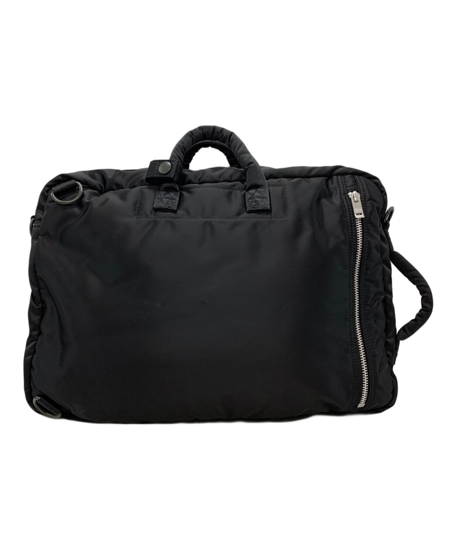 中古・古着通販】PORTER (ポーター) 3WAY DOCUMENT BAG W zip ブラック