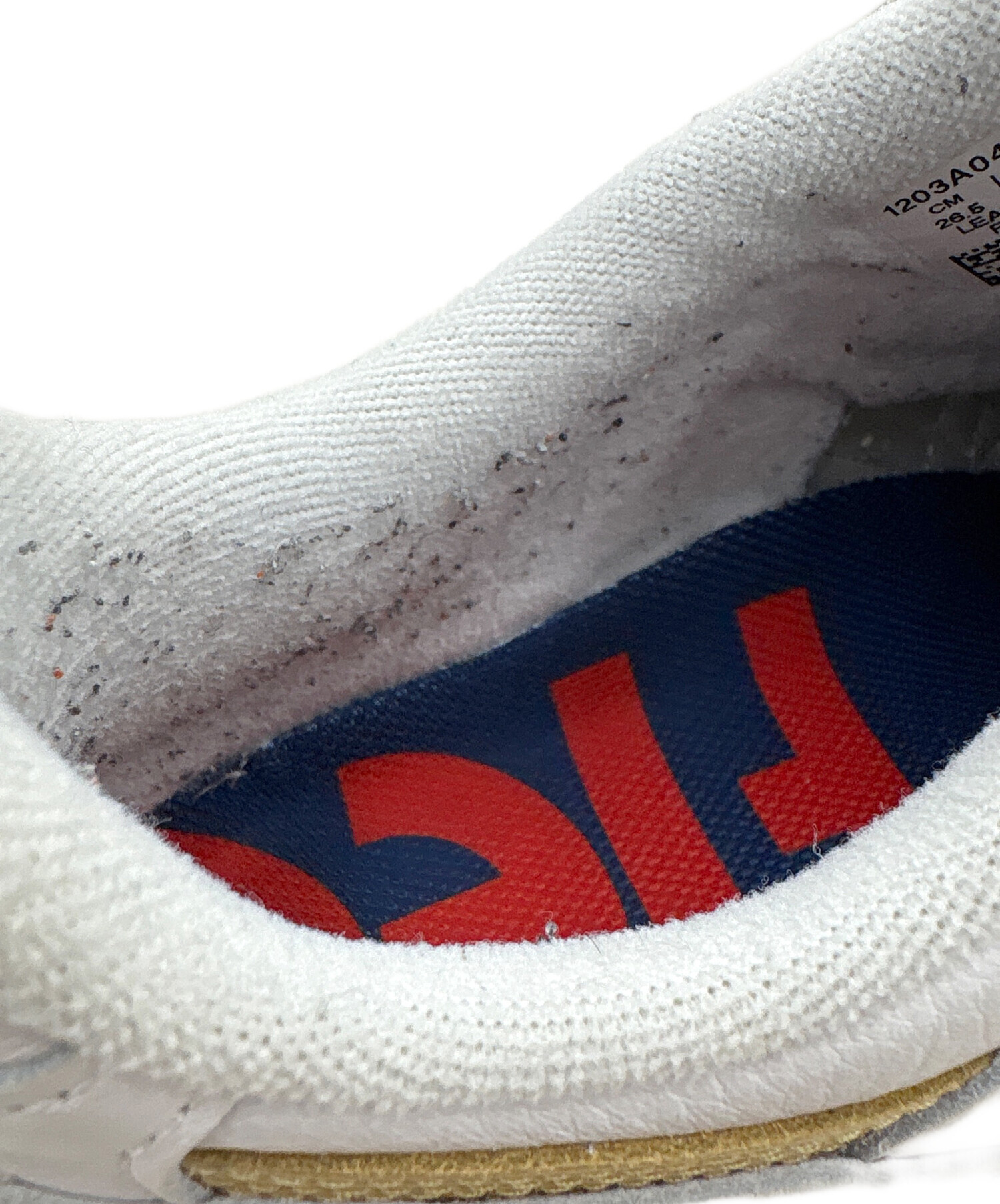 中古・古着通販】asics (アシックス) スニーカー ホワイト サイズ:26.5