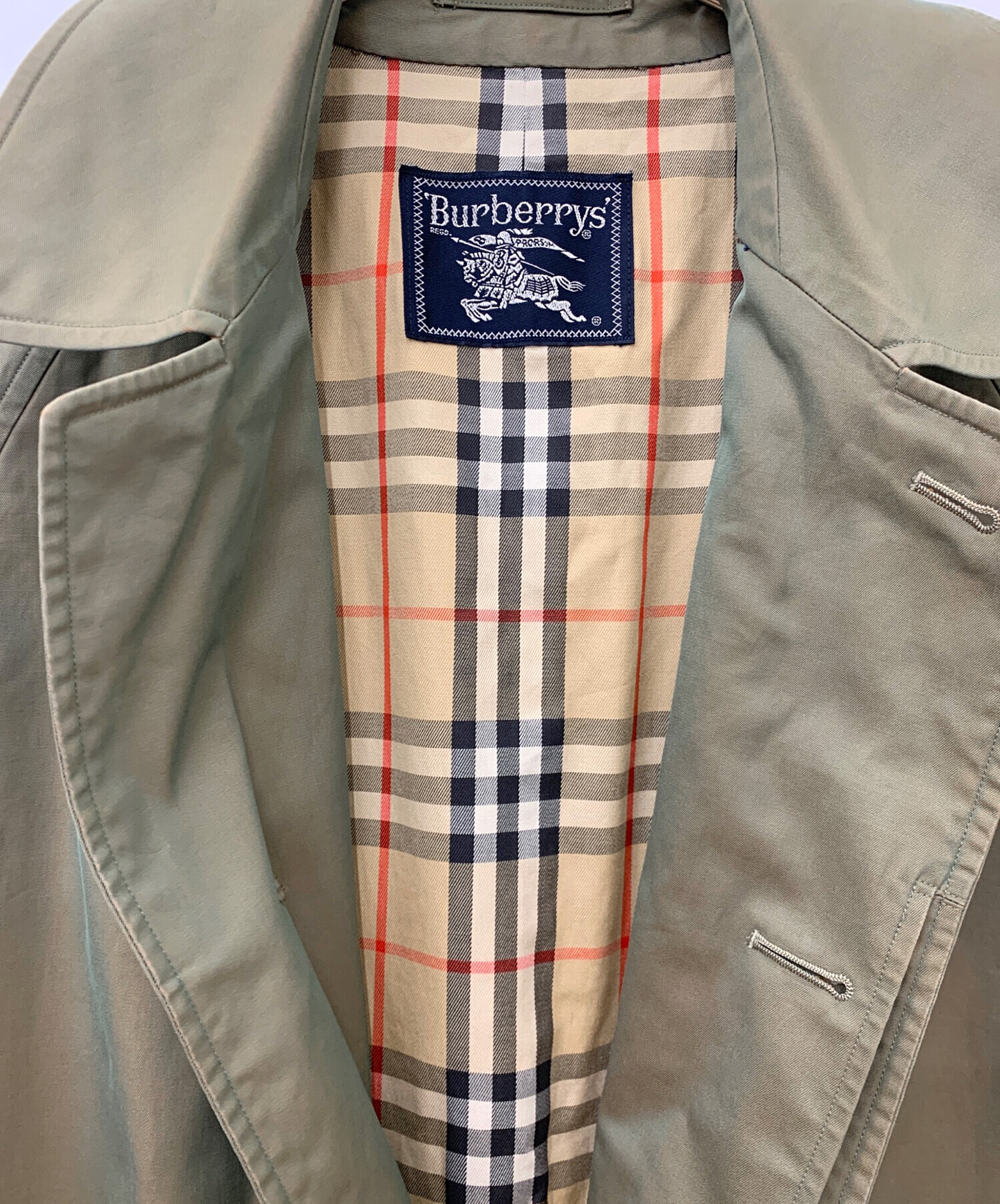 中古・古着通販】Burberry's (バーバリーズ) 裏ノバチェック玉蟲バルマ