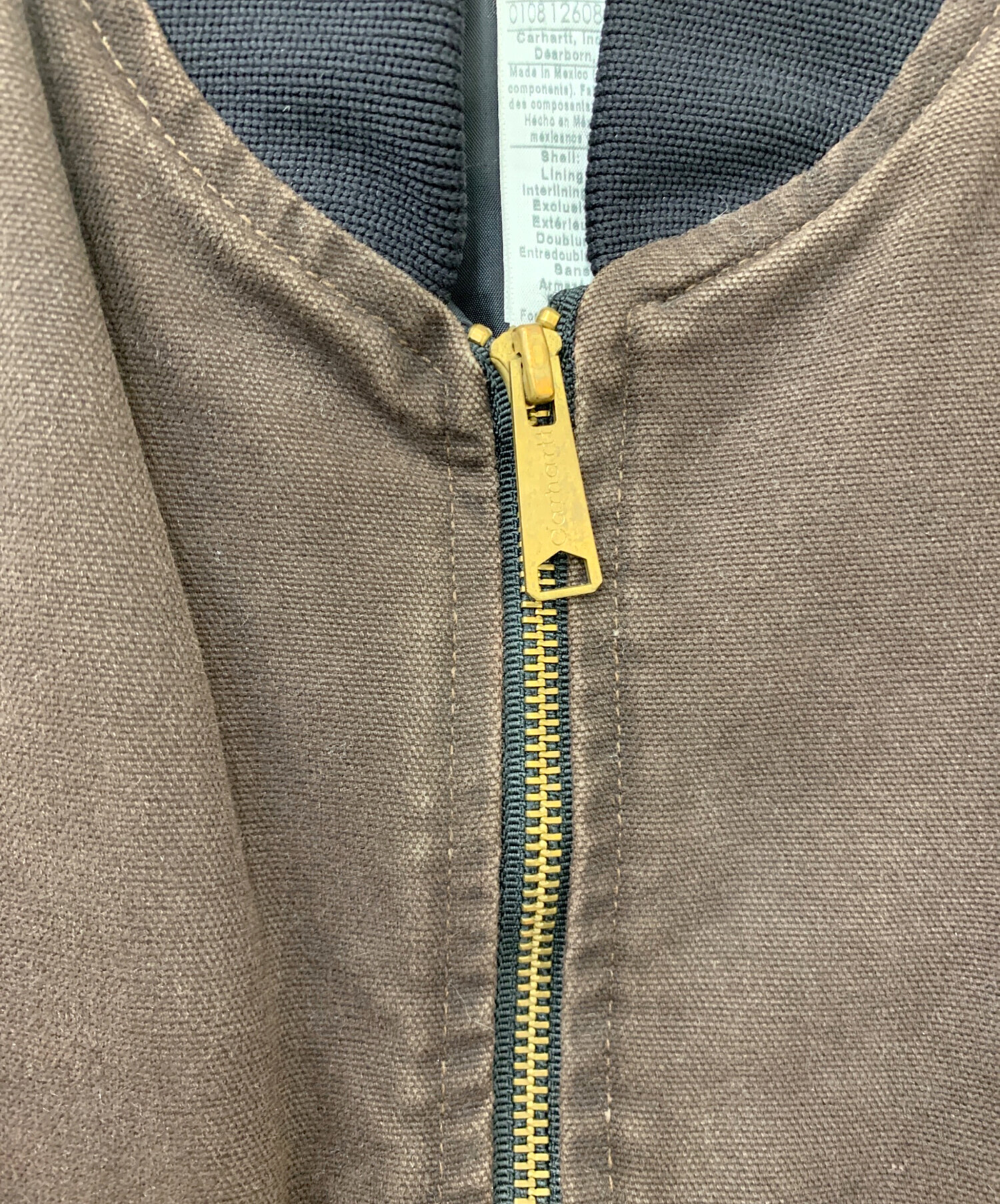 中古・古着通販】CarHartt (カーハート) ダックベスト ブラウン サイズ