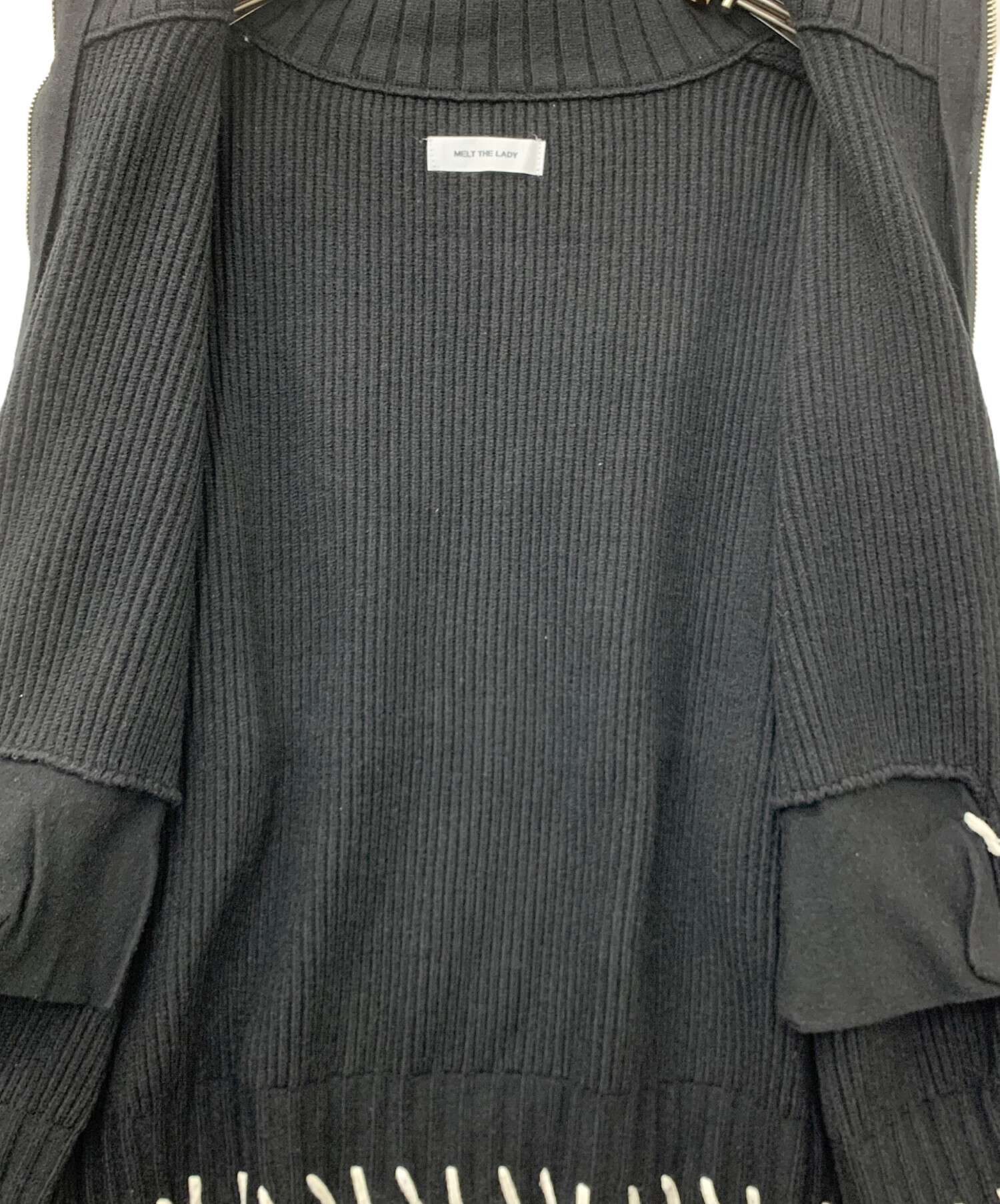 中古・古着通販】MELT THE LADY (メルトザレディ) ジップアップニット