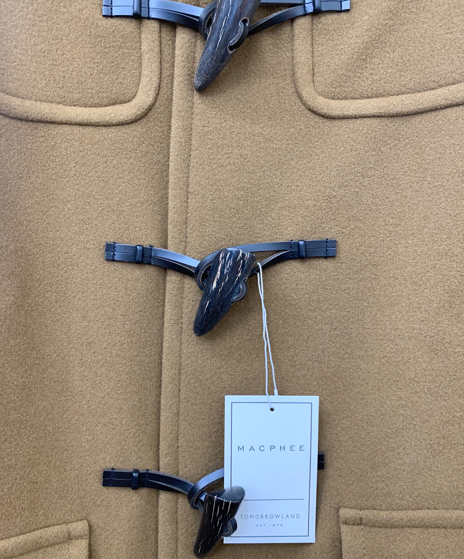中古・古着通販】MACPHEE (マカフィー) ウールメルトンロングダッフル
