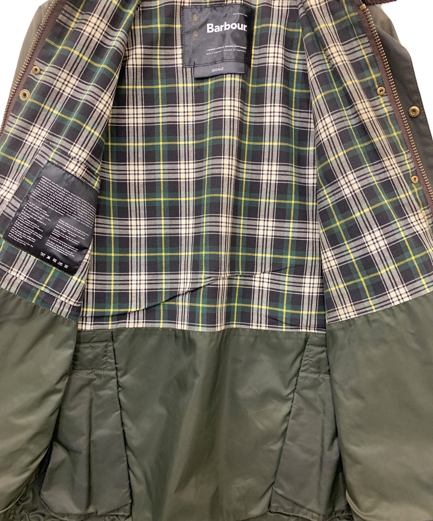 中古・古着通販】Barbour (バブアー) ビデイルジャケット カーキ