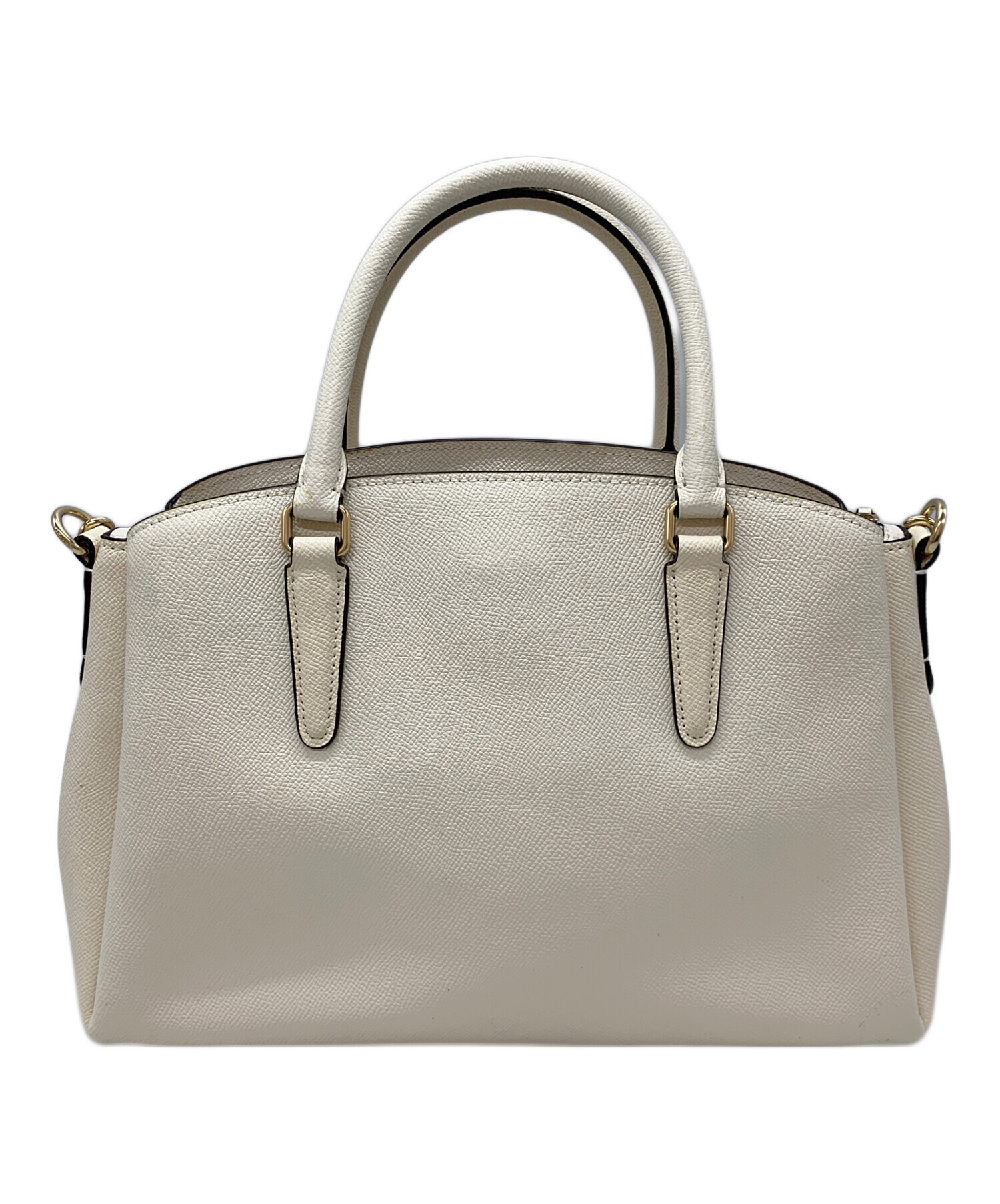 中古・古着通販】COACH (コーチ) キャリーオール2WAYバッグ ホワイト