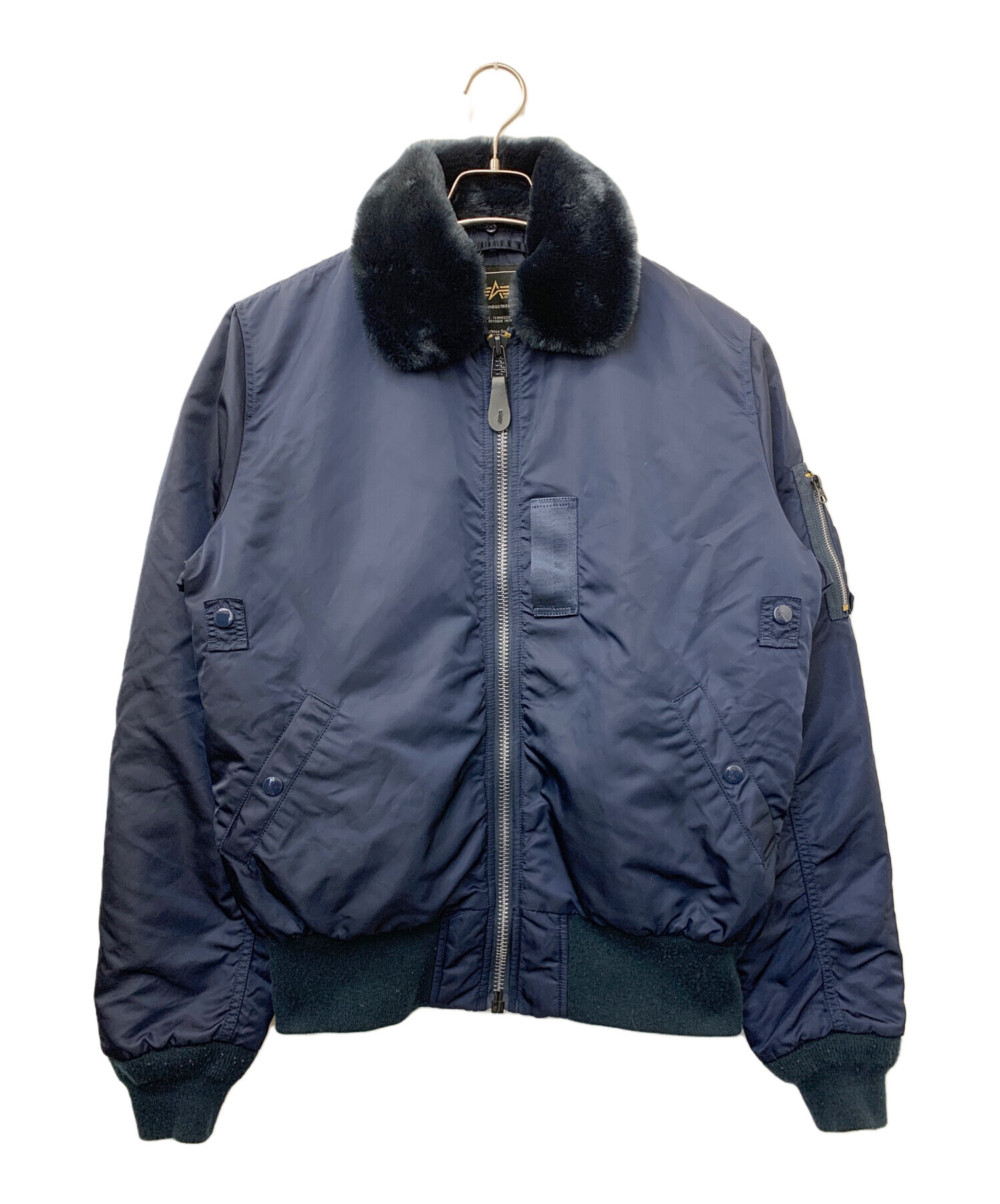 中古・古着通販】ALPHA (アルファ) B-15 ジャケット ネイビー サイズ