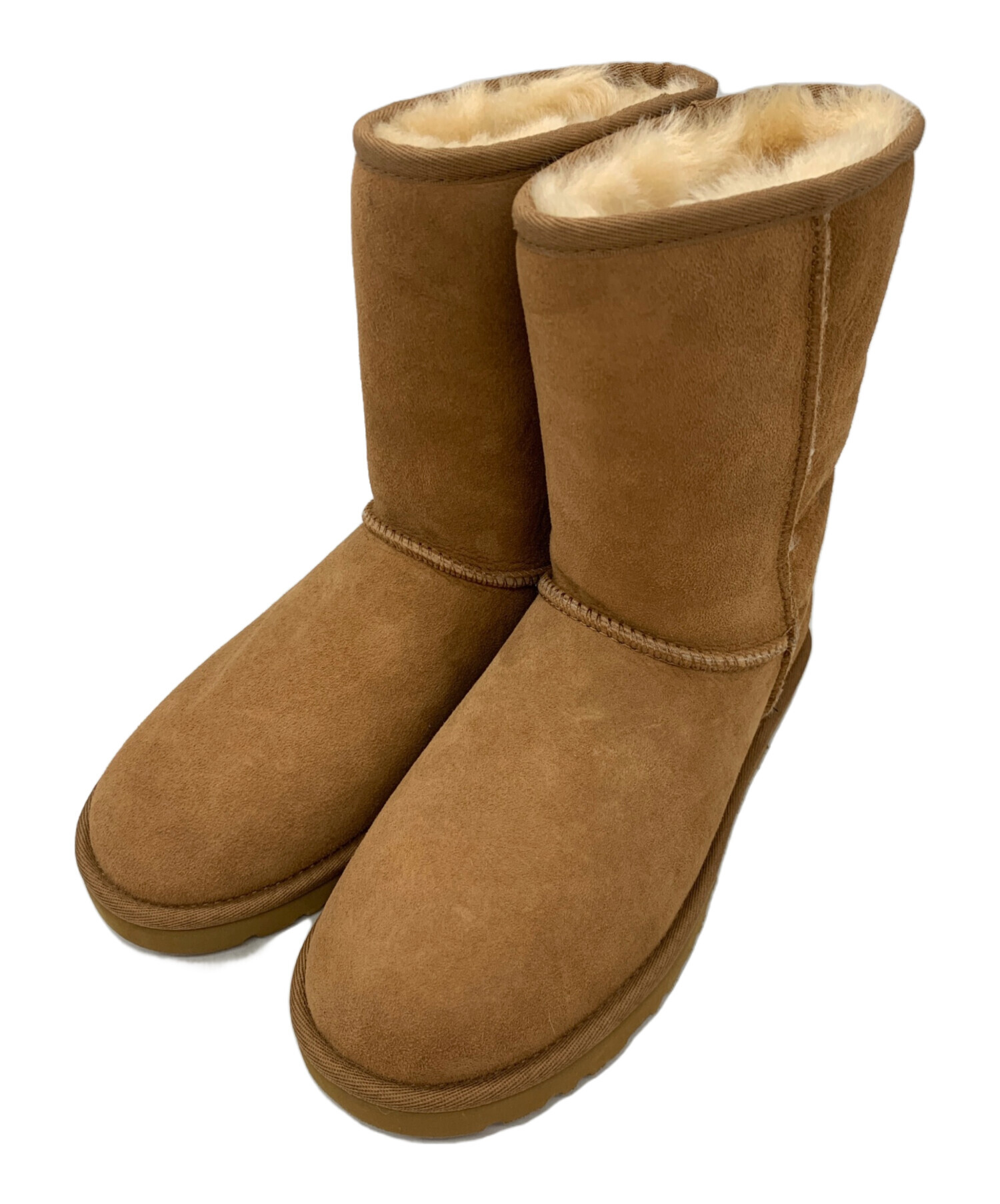 【美品】UGG ムートンブーツ　24 中古・古着通販】UGG (アグ) ムートンブーツ ブラウン サイズ:24