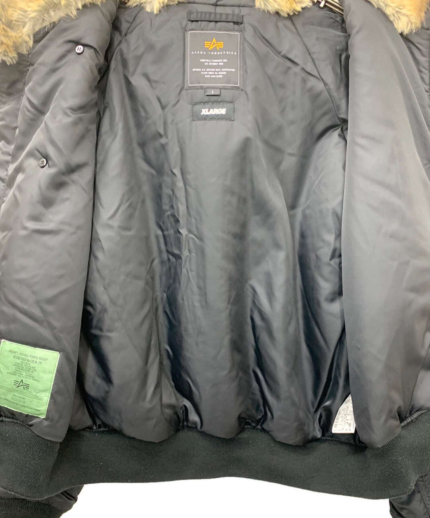 中古・古着通販】ALPHA (アルファ) X-LARGE (エクストララージ) N-2B