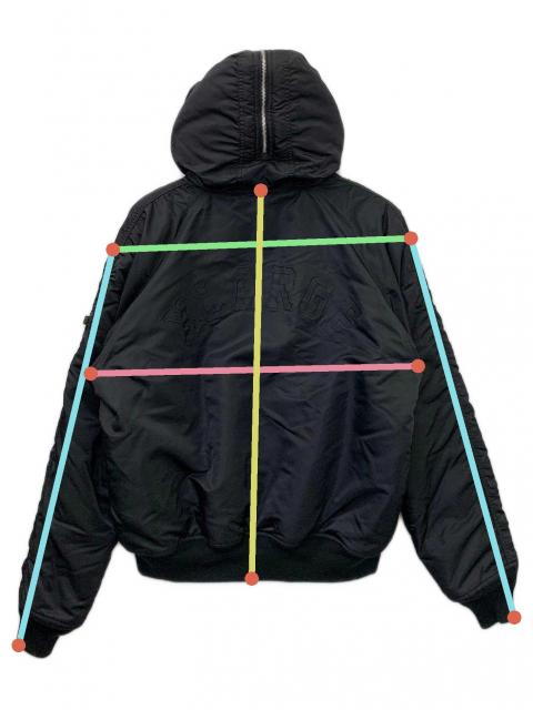 中古・古着通販】ALPHA (アルファ) X-LARGE (エクストララージ) N-2B