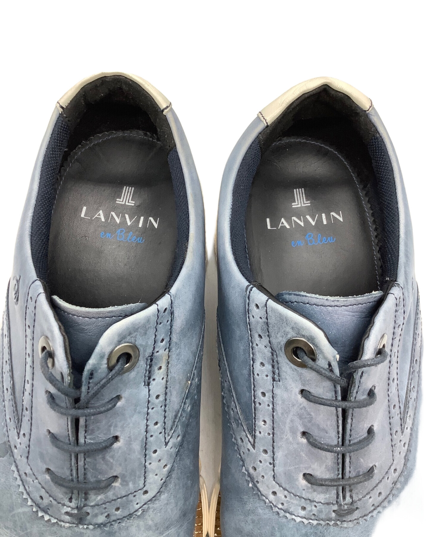 中古・古着通販】LANVIN en Bleu (ランバンオンブルー) レザーシューズ