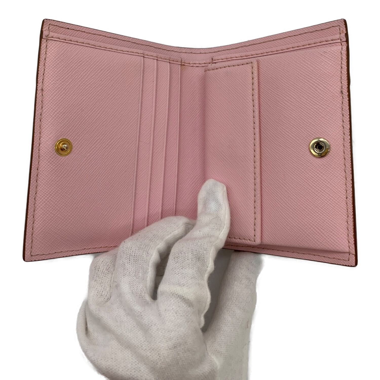 中古・古着通販】MARNI (マルニ) 2つ折り財布 ブラック・ベージュ