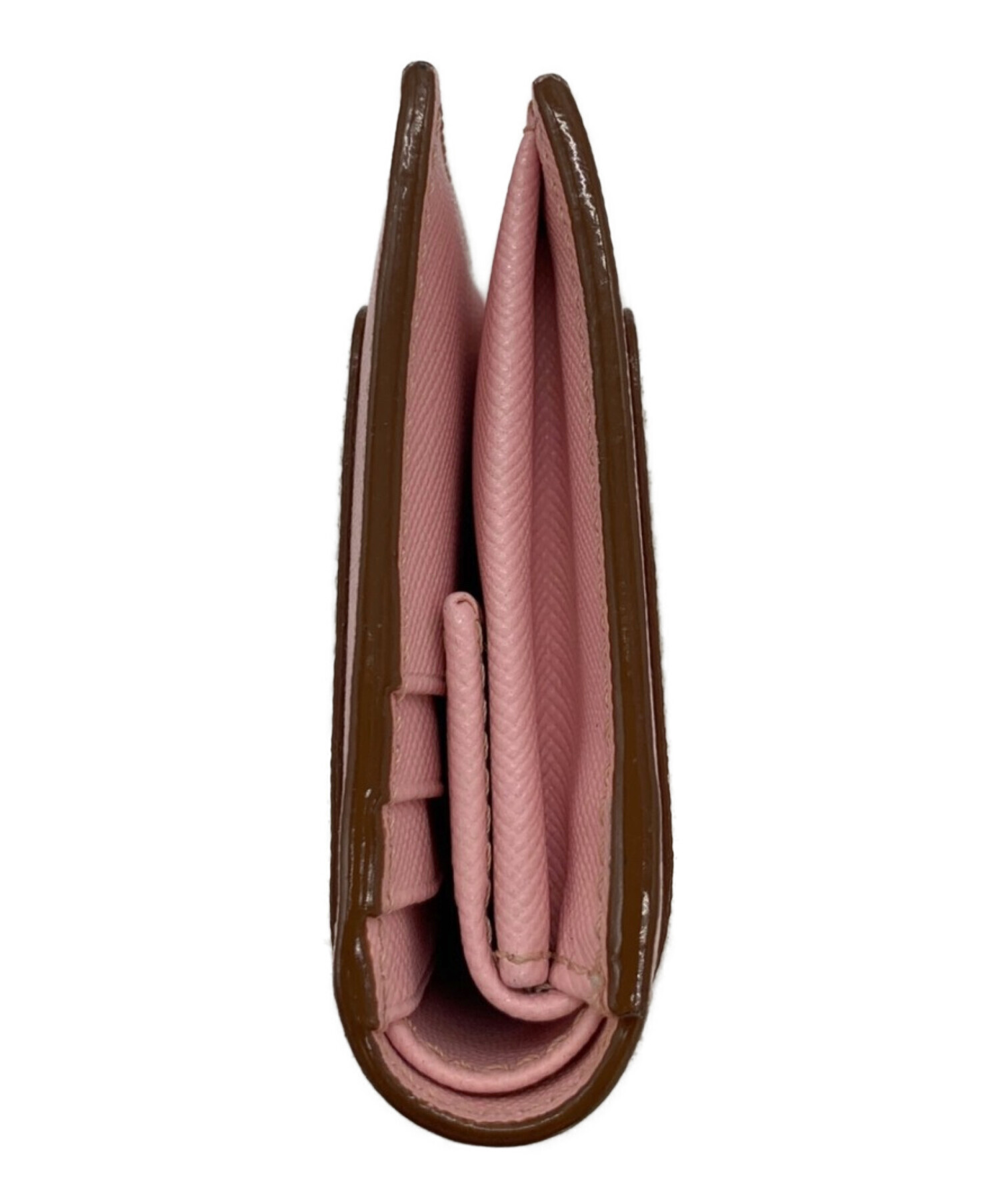 美品 MARNI マルニ 二つ折り財布 ブラック ピンク 未使用に近い 中古・古着通販】MARNI (マルニ) 2つ折り財布 ブラック・ベージュ