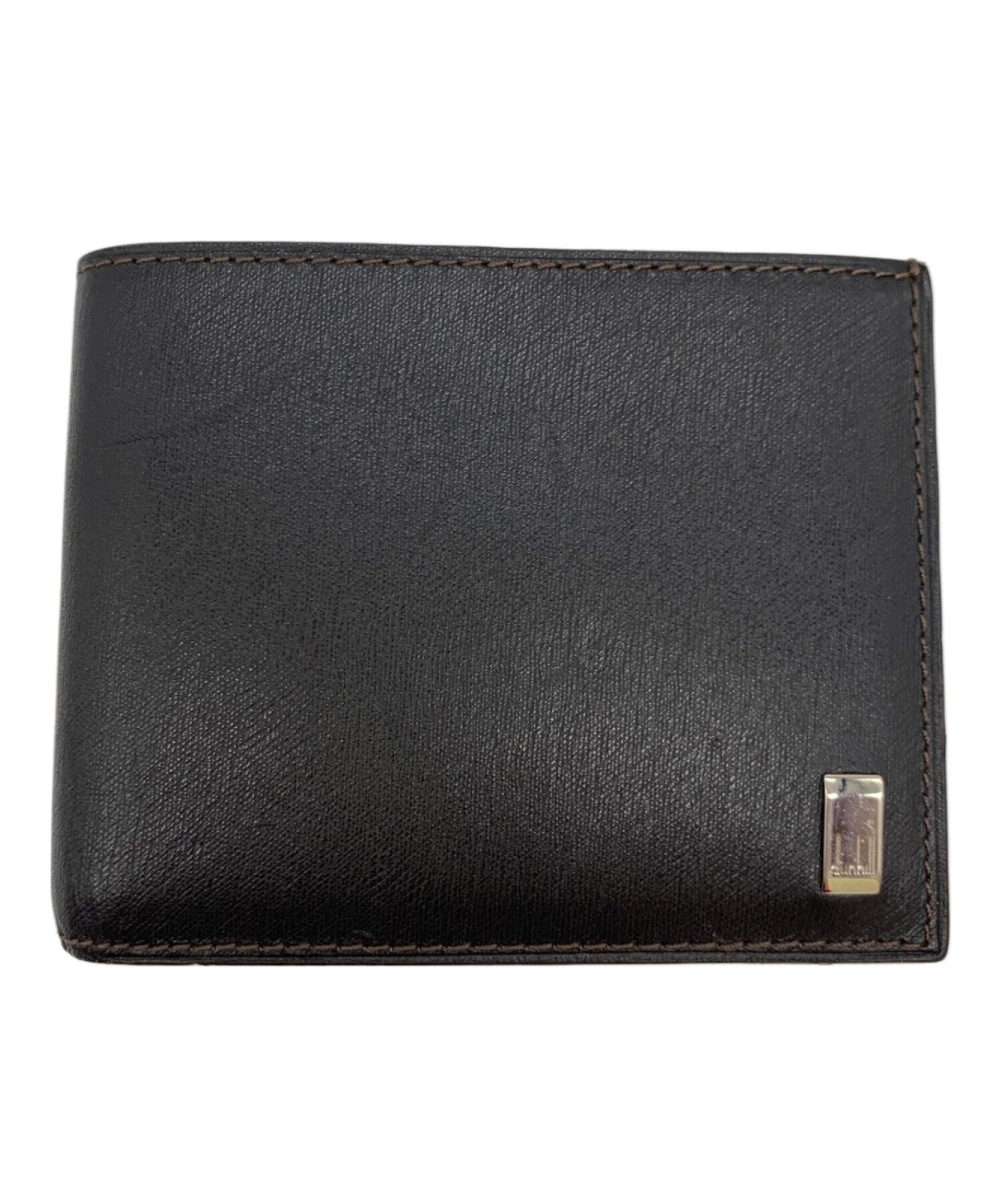 【未使用】ダンヒル　二つ折り財布 中古・古着通販】dunhill (ダンヒル) 2つ折り財布 ブラック｜ブランド