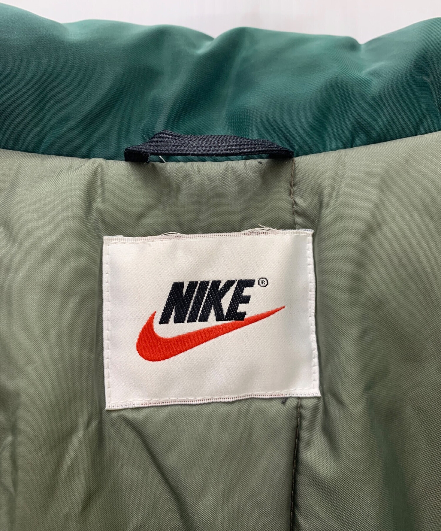 中古・古着通販】NIKE (ナイキ) ナイロンコーチジャケット グリーン 