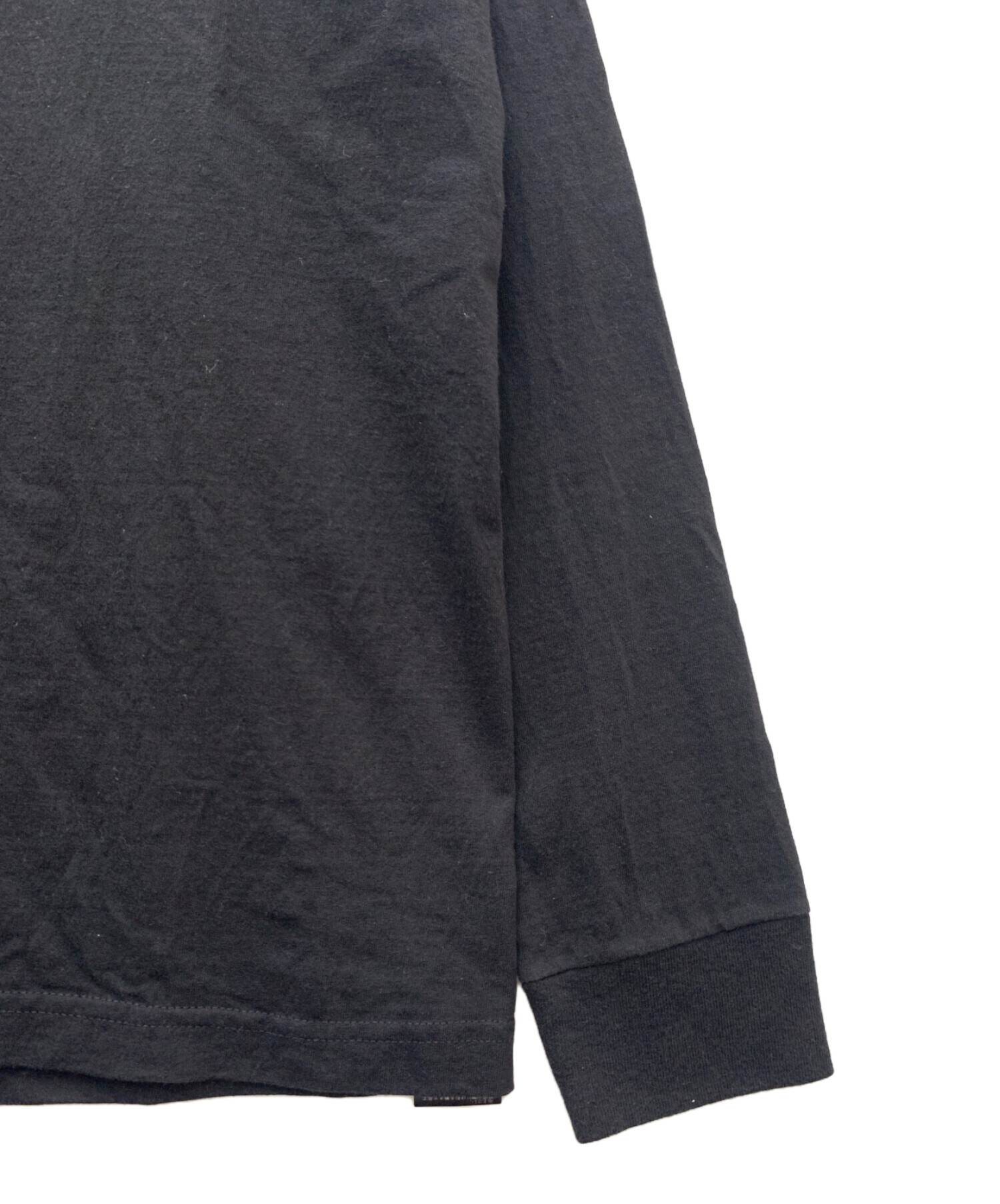 中古・古着通販】HUF (ハフ) 長袖カットソー ブラック サイズ:M 