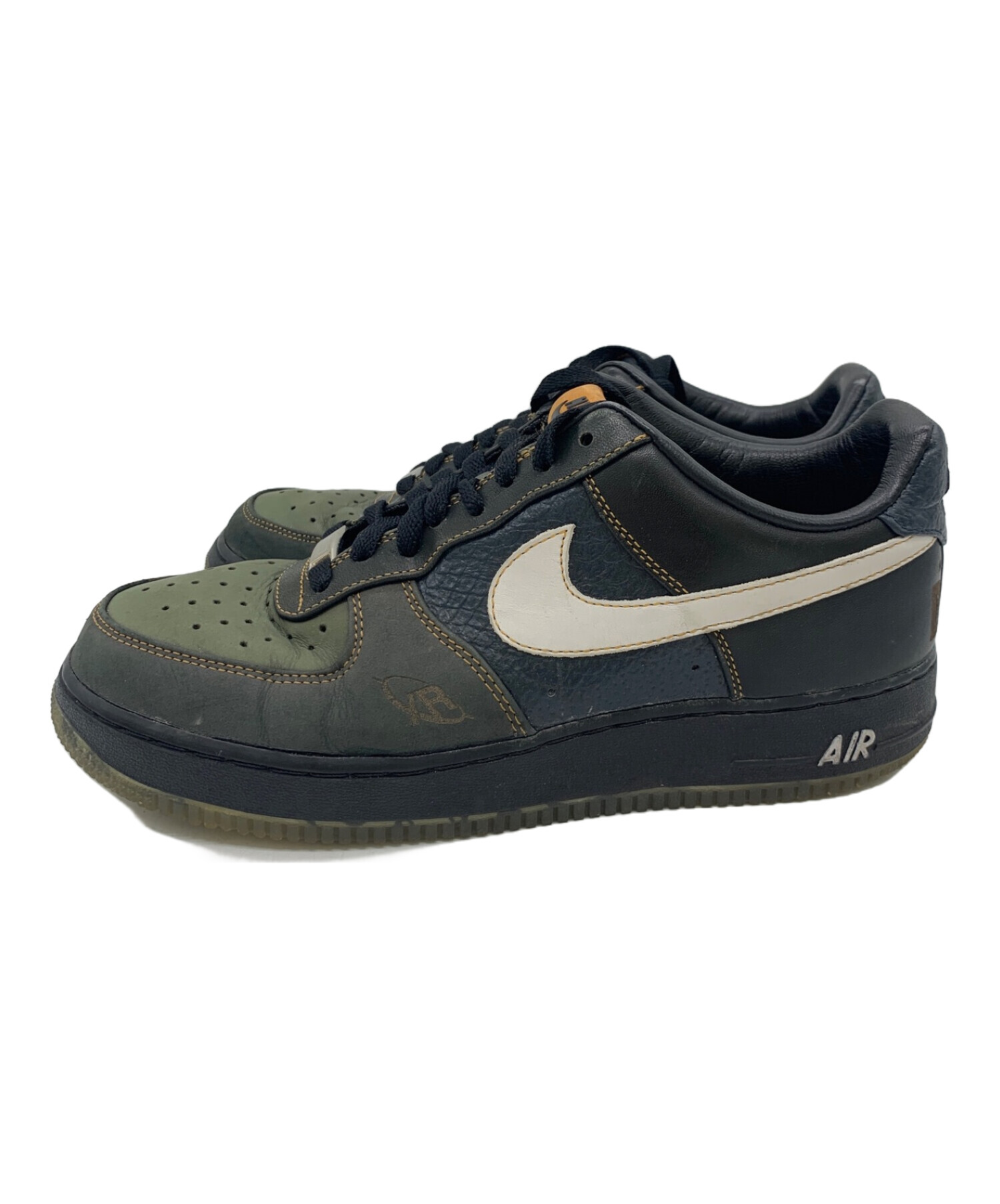 NIKE ナイキ スニーカー メンズ 【古着】【中古】 中古・古着通販】NIKE (ナイキ) AIR FORCE 1 LOW PREM DJ オリーブ
