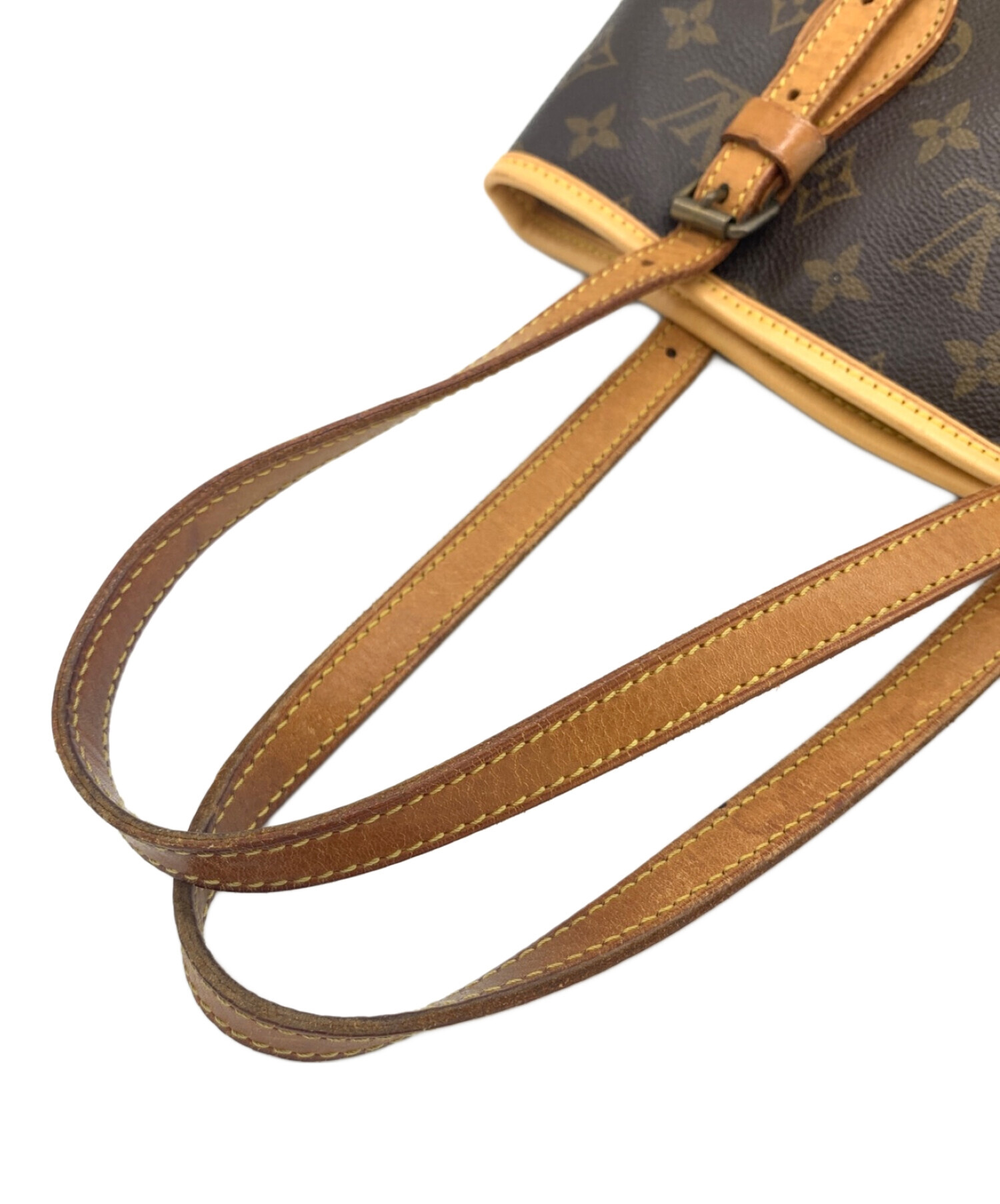 LOUIS VUITTON ルイヴィトン バッグ バゲット ブラウン 中古・古着通販】LOUIS VUITTON (ルイ ヴィトン) バケットPM