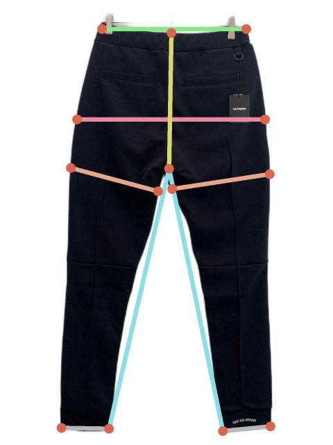 中古・古着通販】NOTCITY (ノットシティ) スウェットパンツ ブラック