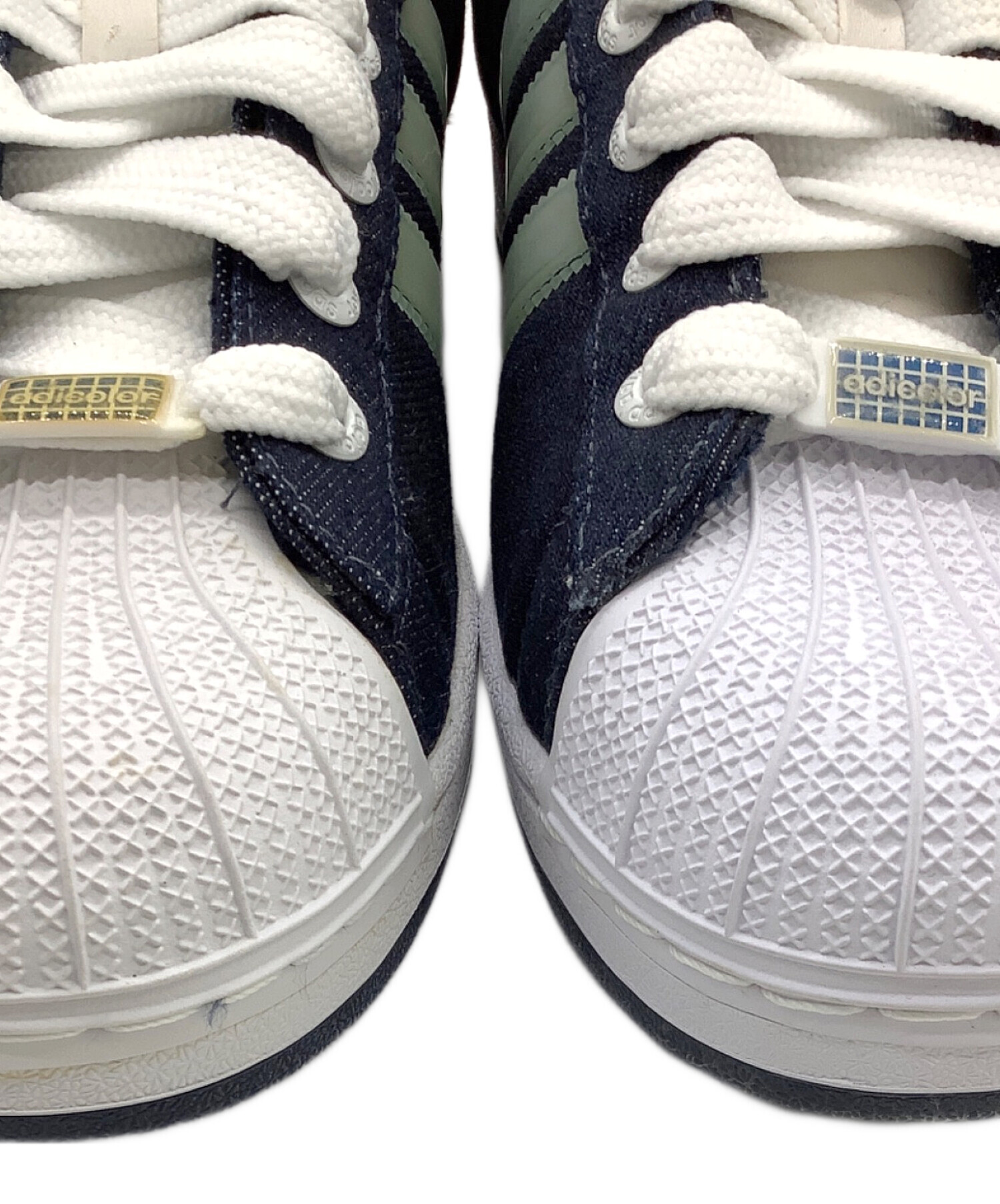 中古・古着通販】adidas (アディダス) スニーカー ネイビー×ホワイト