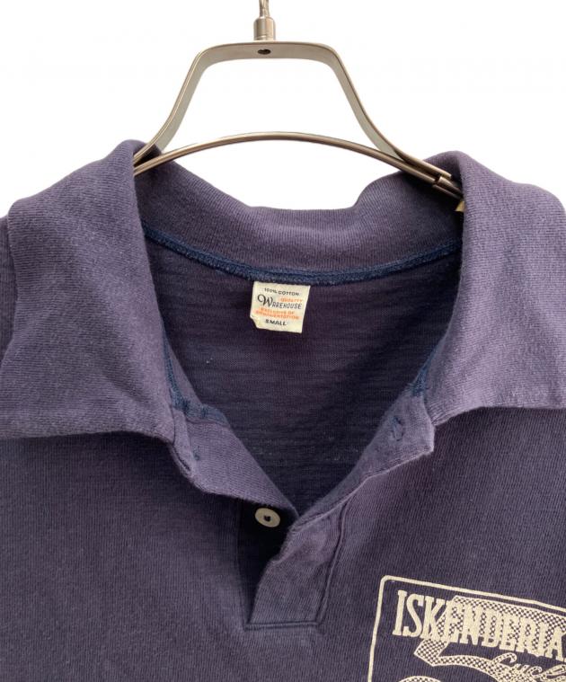 中古・古着通販】WAREHOUSE (ウエアハウス) ポロシャツ ネイビー 