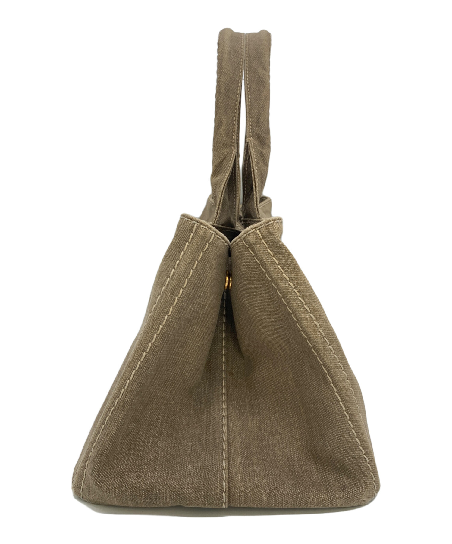 中古・古着通販】PRADA (プラダ) カナパトートバッグ ベージュ