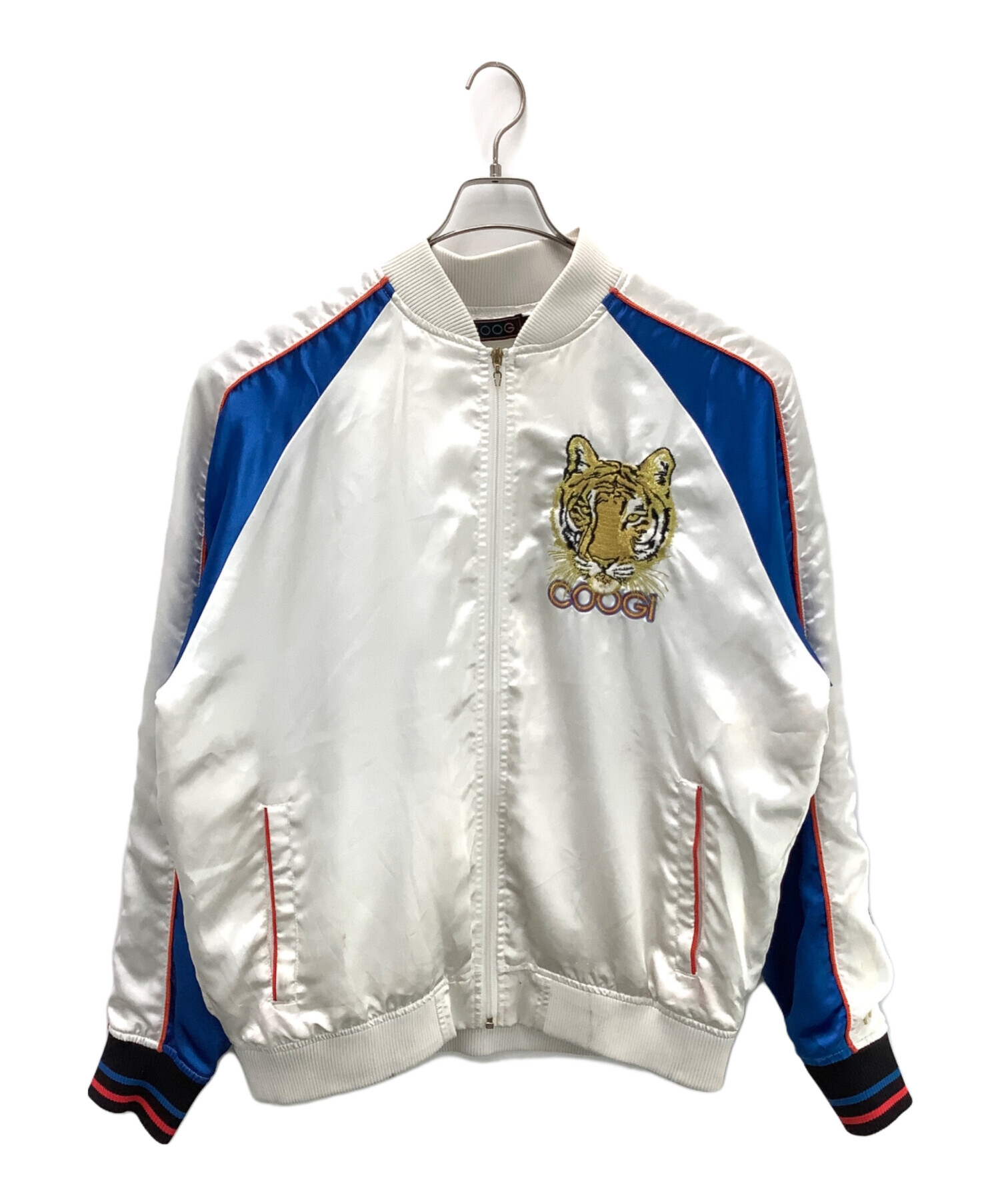 中古・古着通販】Coogi (クージー) スカジャン ブルー×ホワイト サイズ