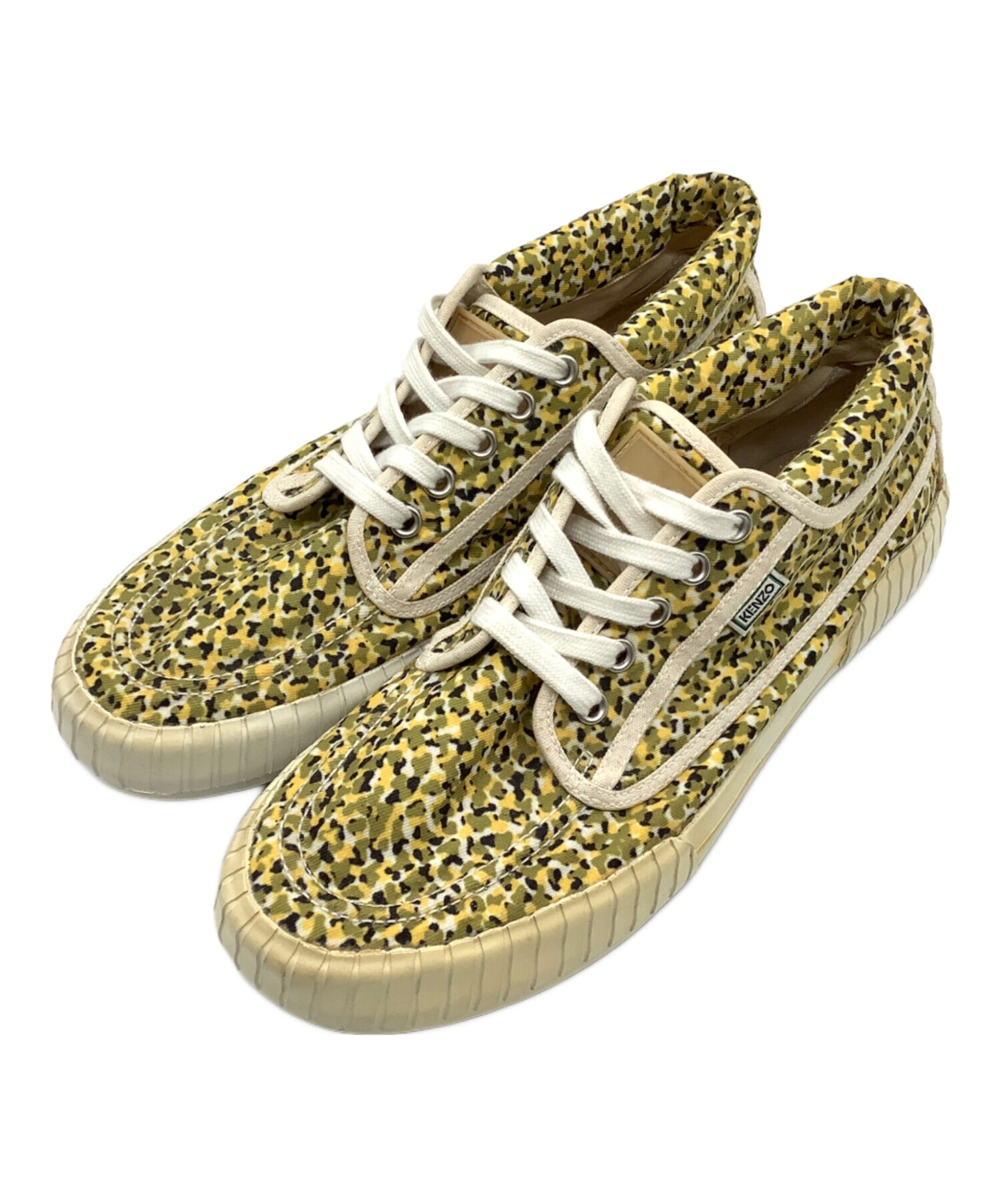 中古・古着通販】KENZO (ケンゾー) スニーカー ブラウン×イエロー 