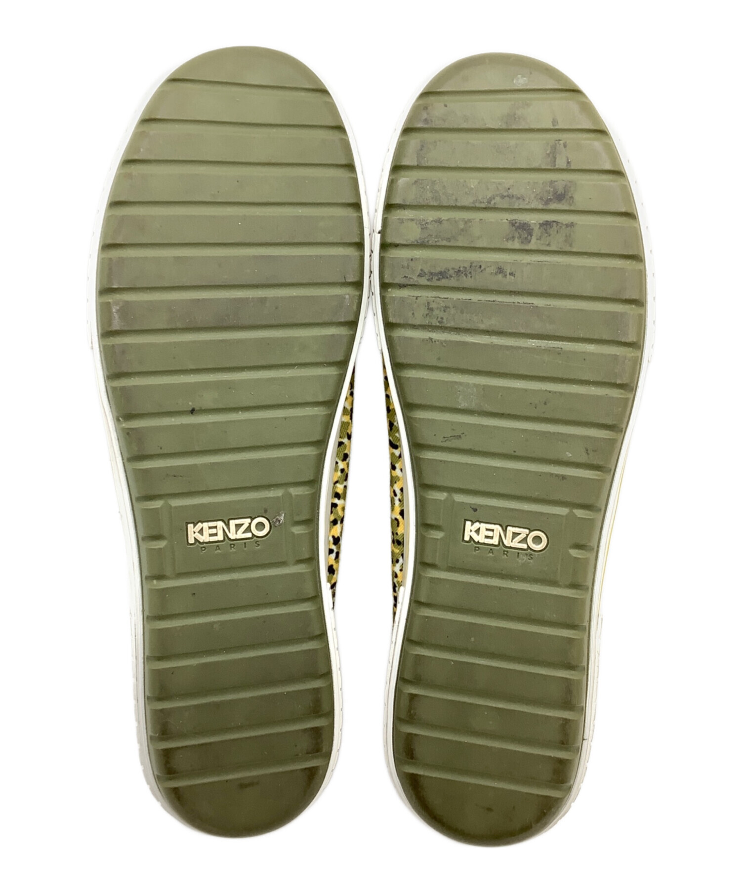 中古・古着通販】KENZO (ケンゾー) スニーカー ブラウン×イエロー 