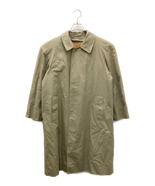 Burberry s ステンカラーコート　大きめ　ロング丈　￼ライナー付　XL ビンテージ 英国製 Burberry's バーバリー ステンカラーコート バルマ