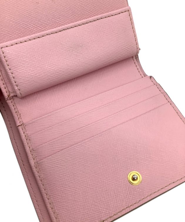 中古・古着通販】MARNI (マルニ) 2つ折り財布 ピンク×ホワイト
