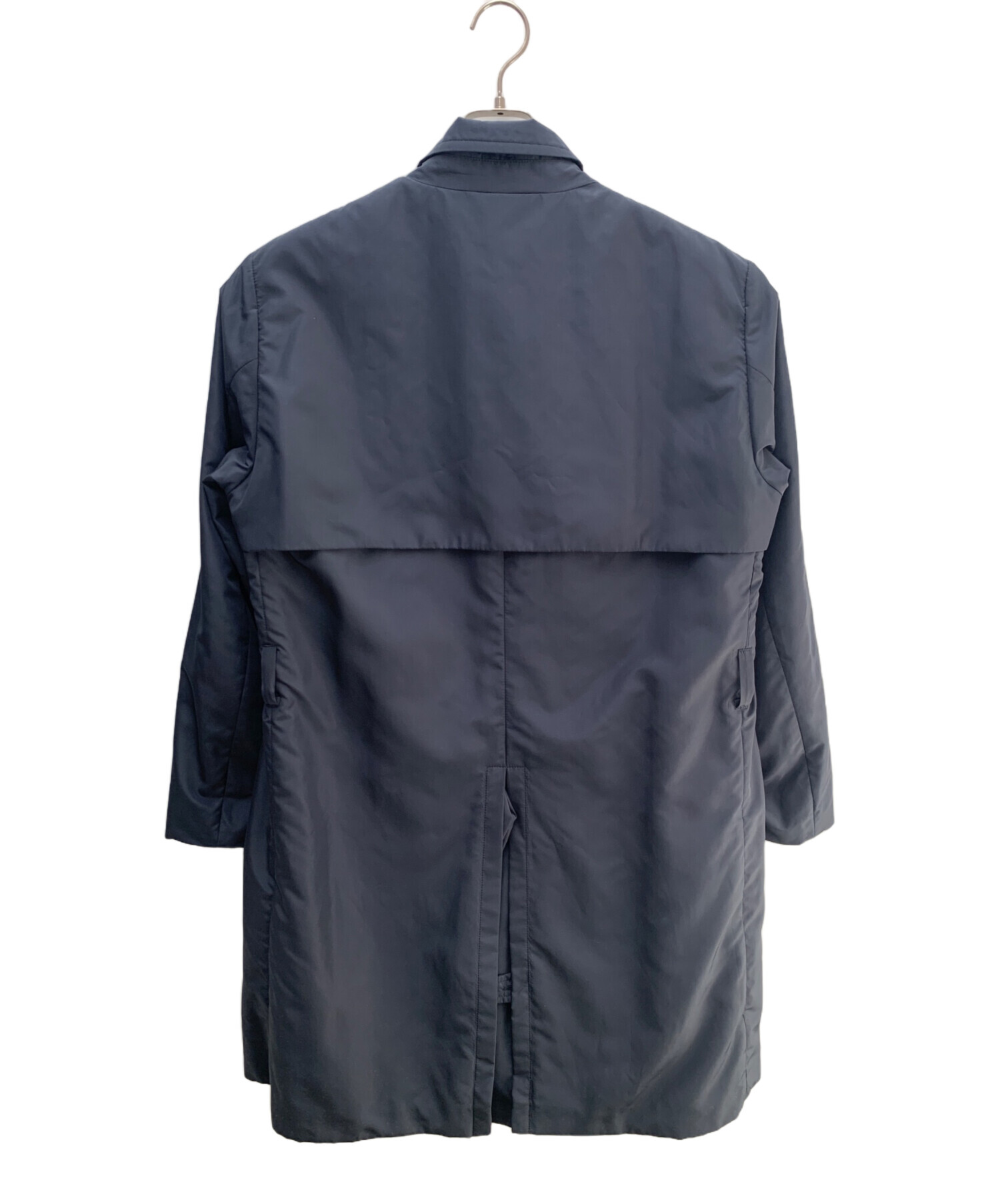 ジルサンダー トレンチコート 中古・古着通販】JIL SANDER (ジルサンダー) トレンチコート ネイビー