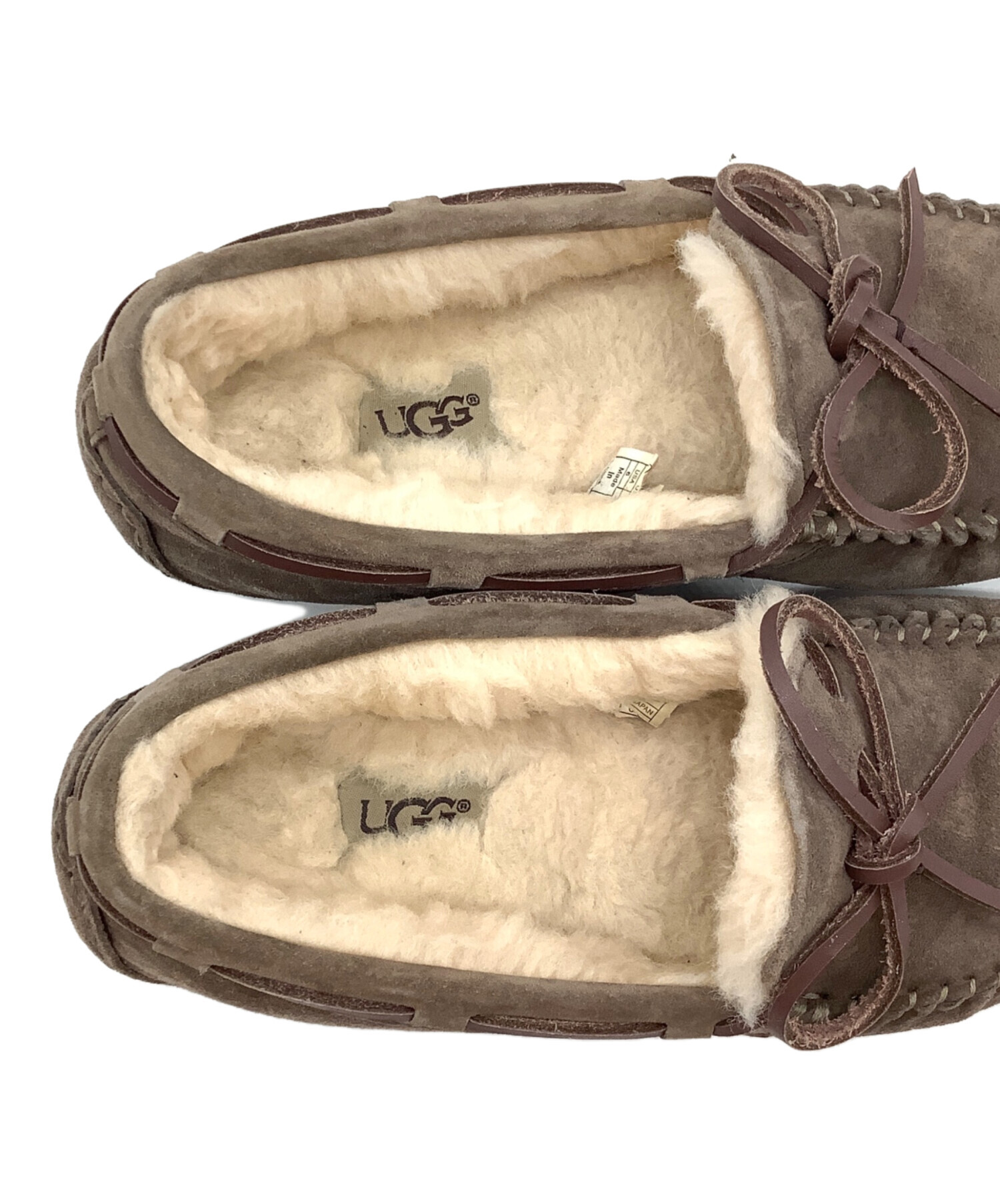 UGG ベージュ モカシン 楽天市場】UGG モカシン レディース アグ ムートン アスコット