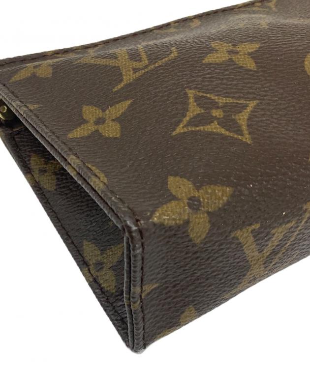 ルイ・ヴィトン ブラウンレザーポーチ 中古・古着通販】LOUIS VUITTON (ルイ ヴィトン) ポーチ