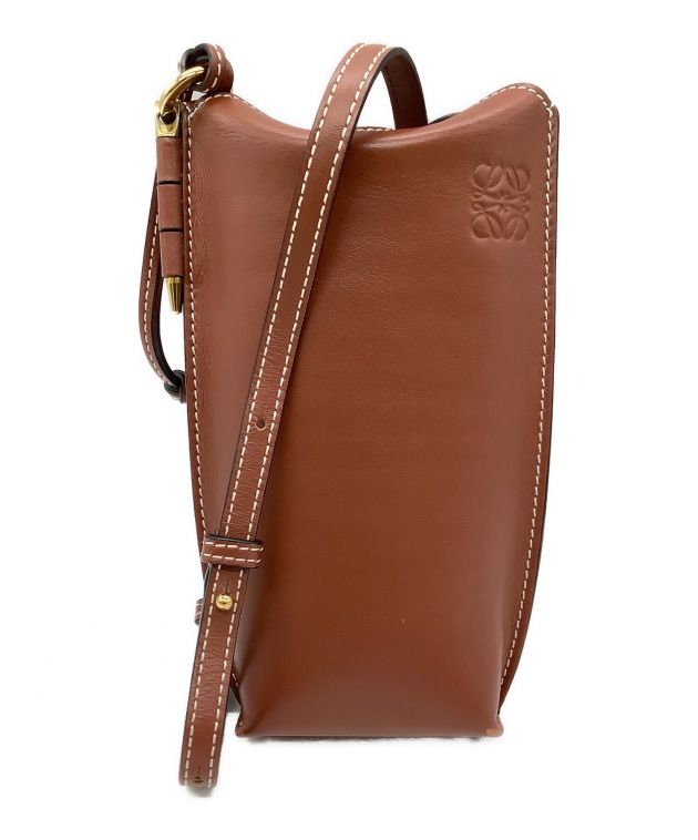 中古・古着通販】LOEWE (ロエベ) ゲートポケット ブラウン｜ブランド 
