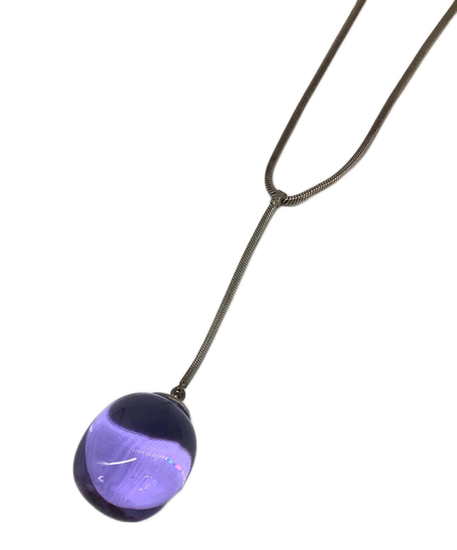 中古・古着通販】Baccarat (バカラ) ティアドロップネックレス 