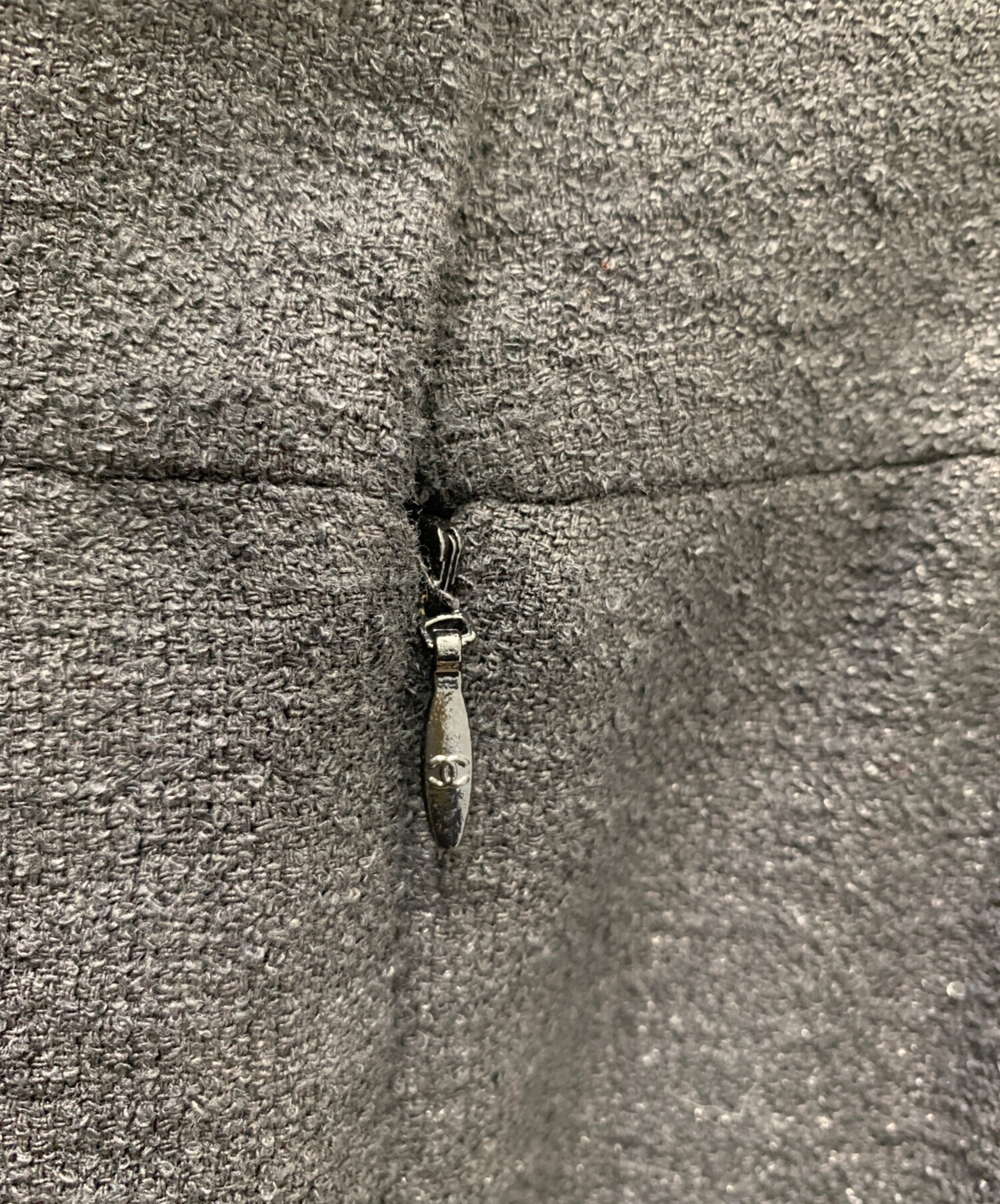 『未使用品』CHANEL シャネル スカート ココマーク　ブラック 36 未使用品』CHANEL シャネル スカート ココマーク ブラック 36