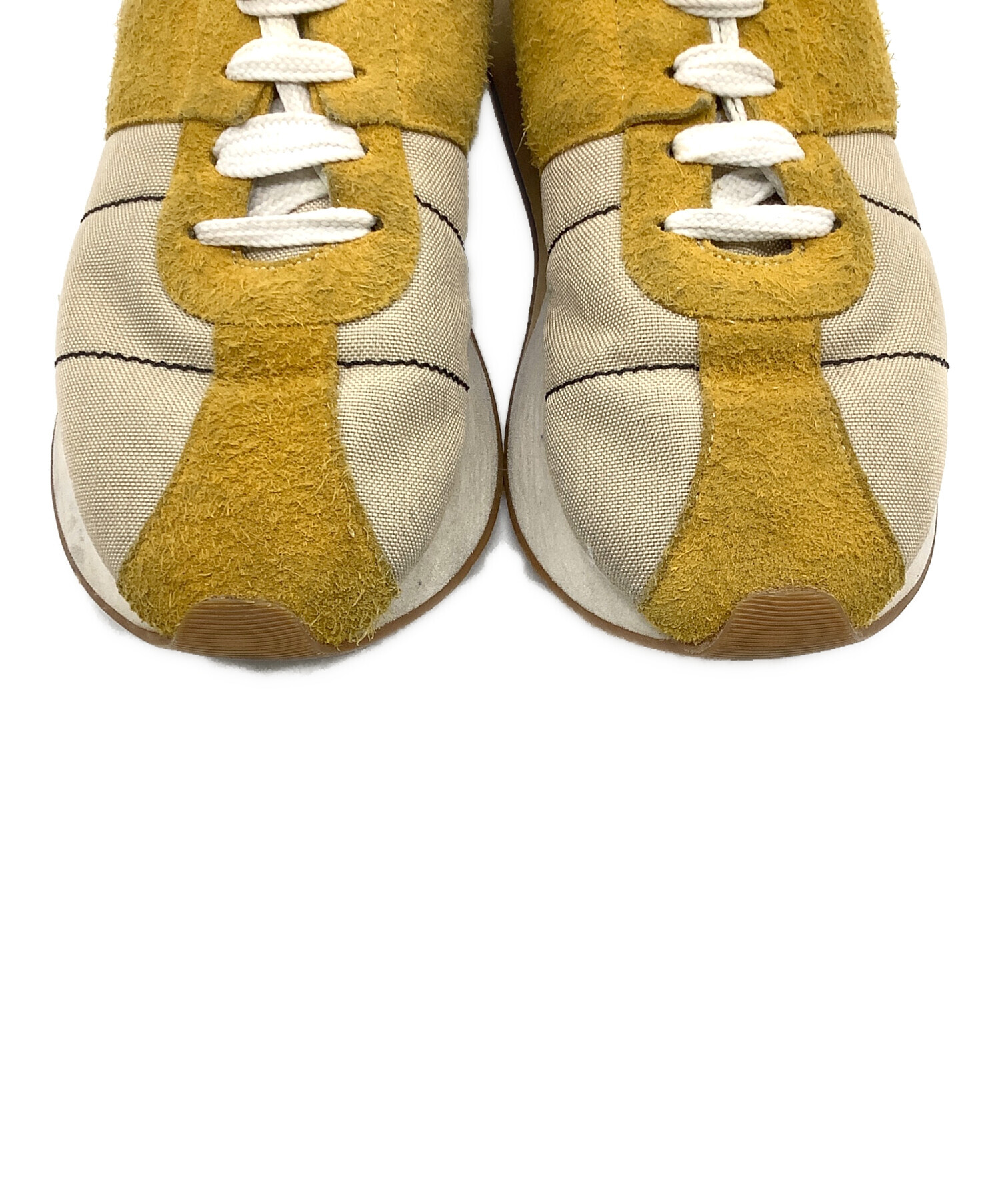 中古・古着通販】MARNI (マルニ) スニーカー ベージュ×イエロー サイズ