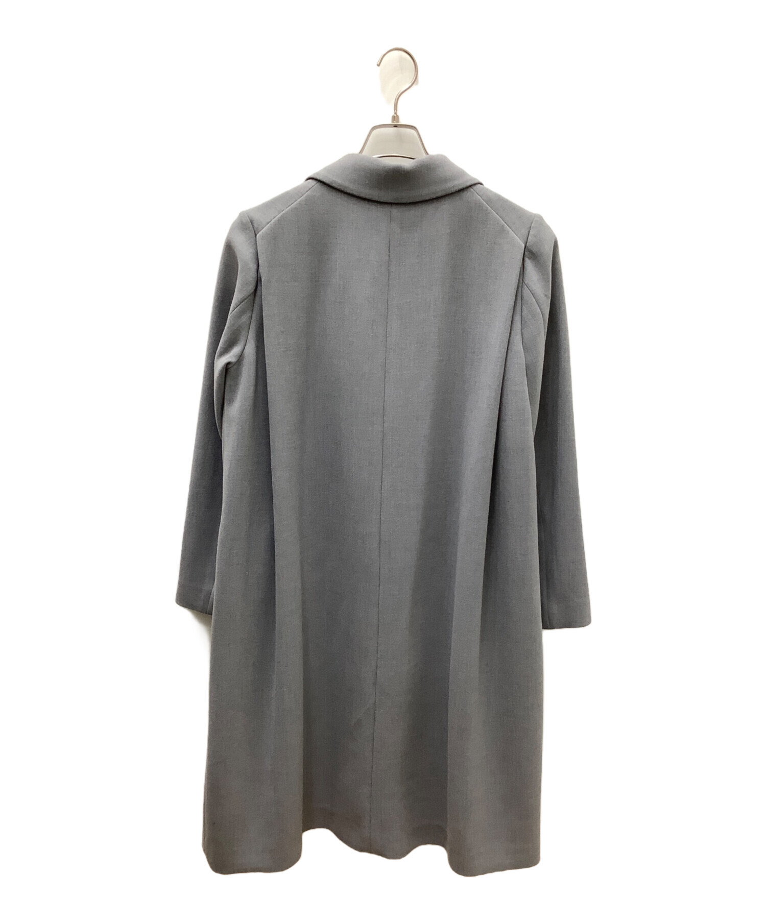 中古・古着通販】CLANE (クラネ) Back Double Tuck Coat グレー サイズ