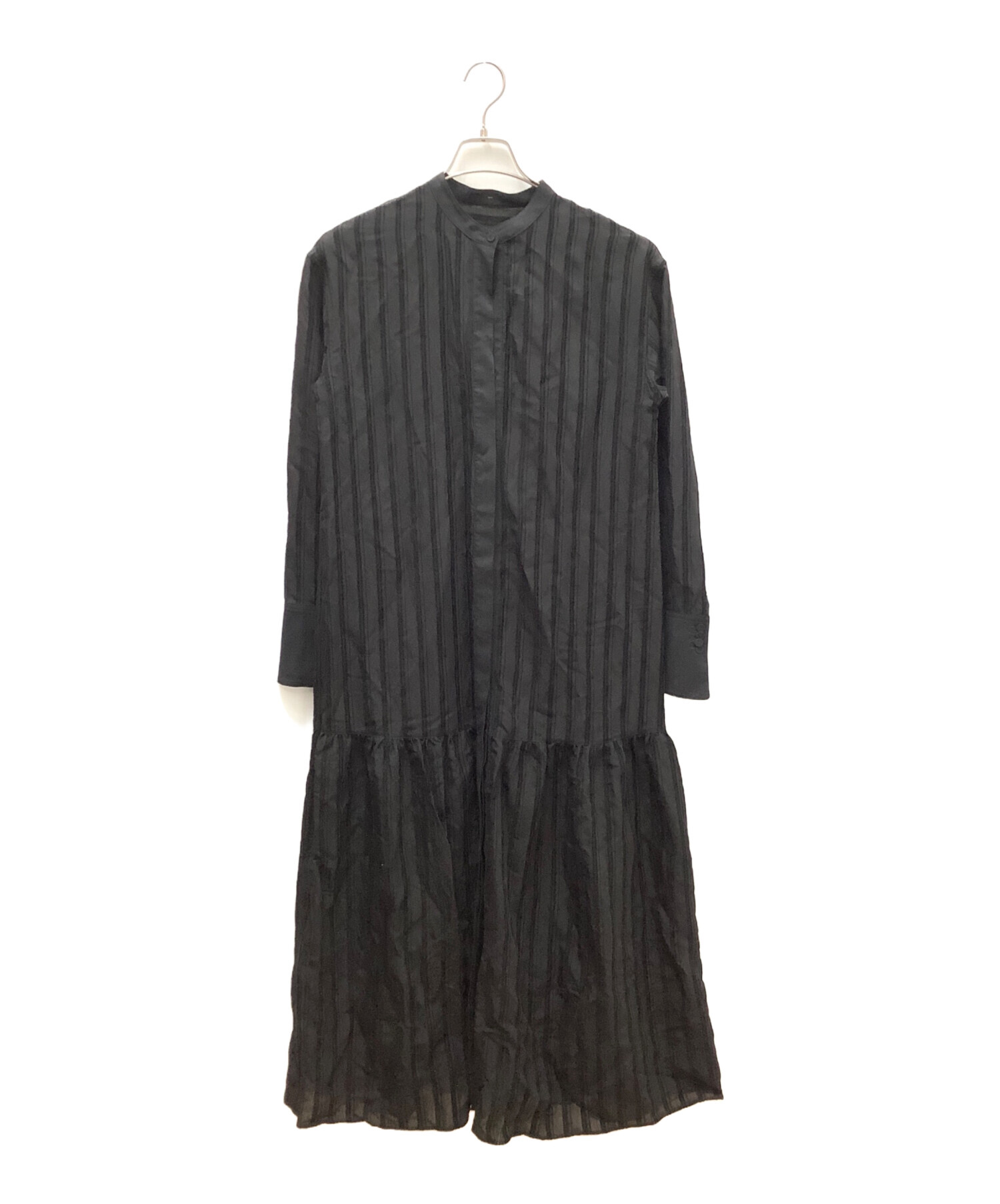 中古・古着通販】TODAYFUL (トゥデイフル) シャツワンピース ブラック 