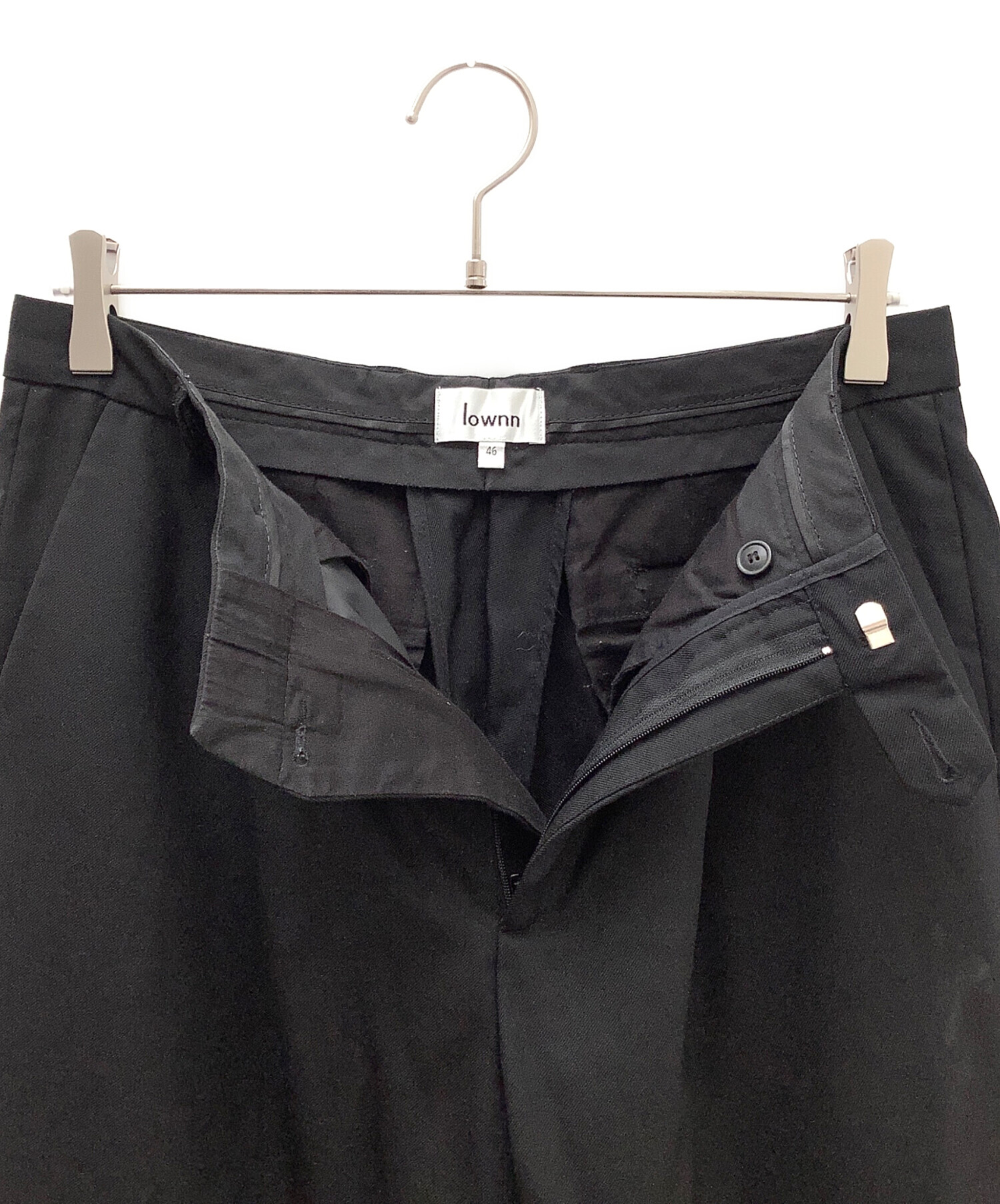 中古・古着通販】lownn (ローン) スラックス ブラック サイズ