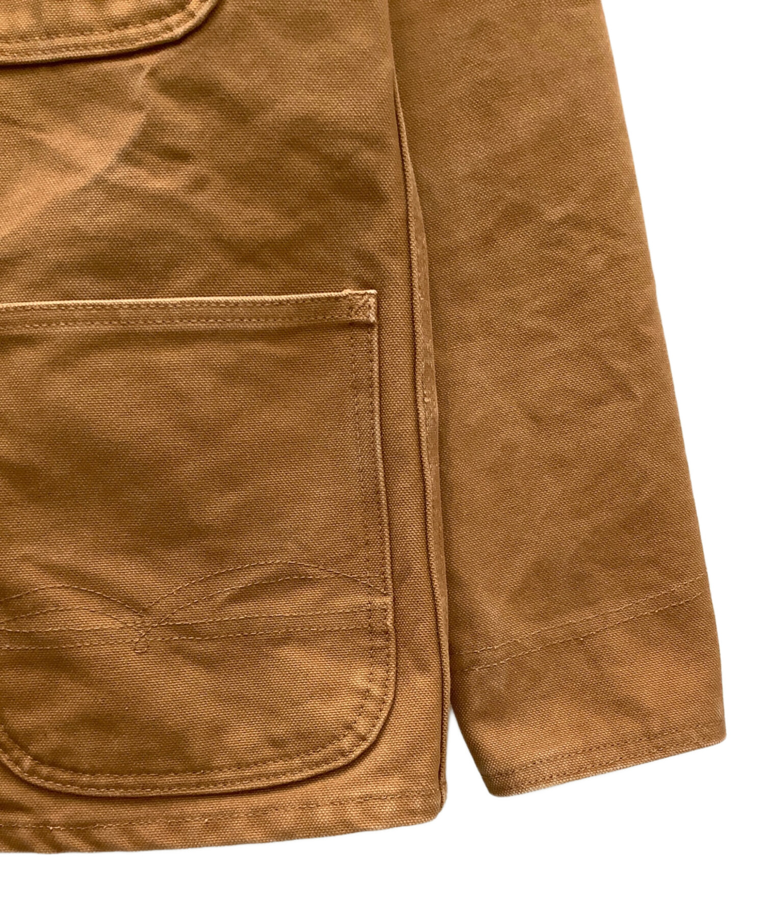 STUDIO D'ARTISAN ダック生地 カバーオール L相当 茶 STUDIO D´ARTISAN ダック生地 カバーオール L相当 茶