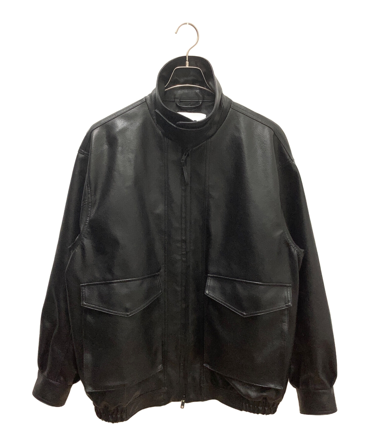 SINSSレザージャケット(Lサイズ) 中古・古着通販】SINSS (シンス) フェイクレザージャケット